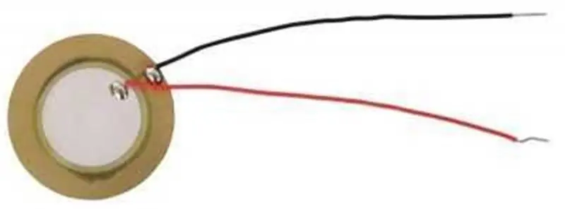 Piezo Disc Module Piezo Disk - With Cable - 35mm Diameter $ 0.50 | Sumozade.com
