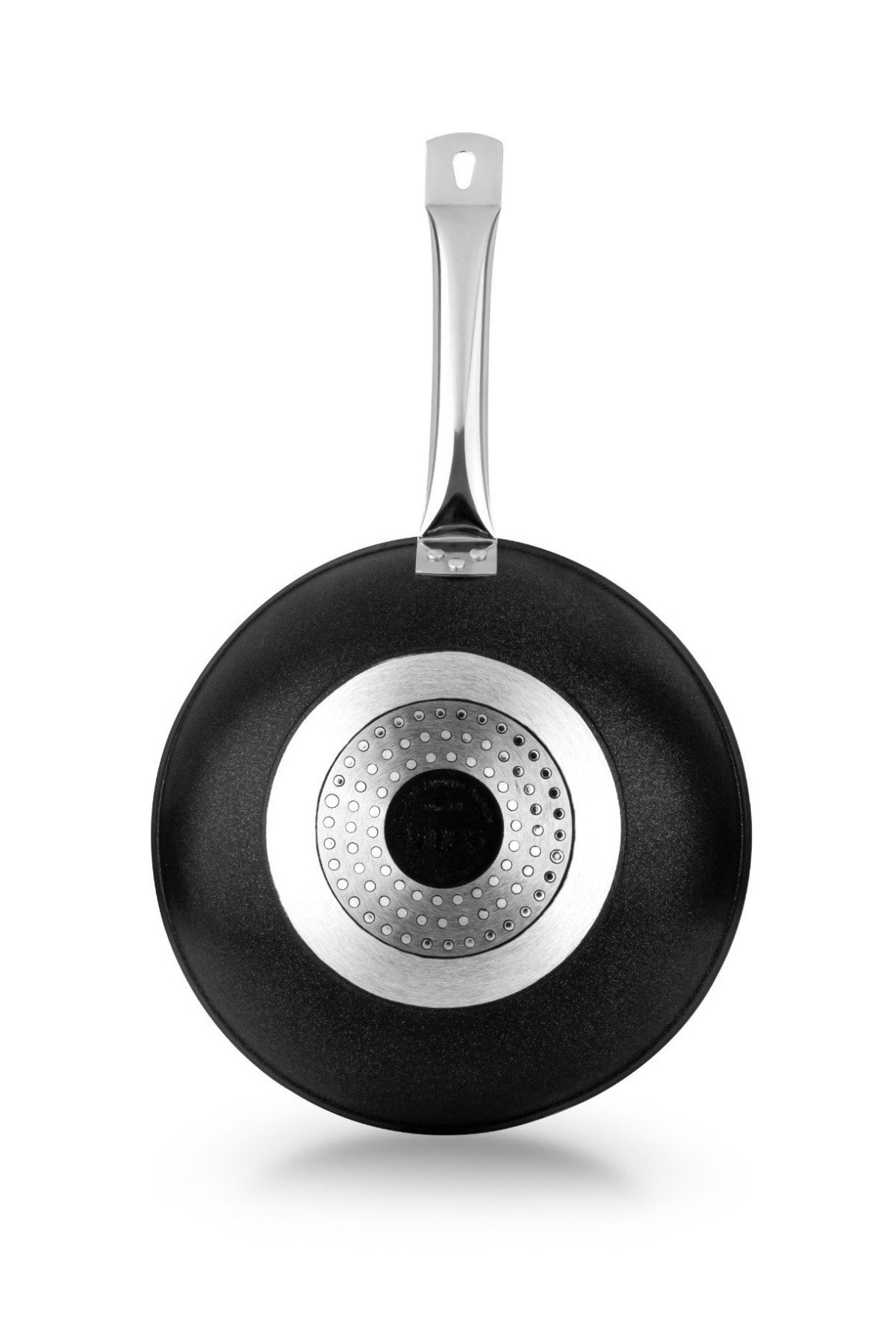 Titanyum Indüksiyon Tabanlı 28 Cm Yanmaz Yapışmaz Wok Tava