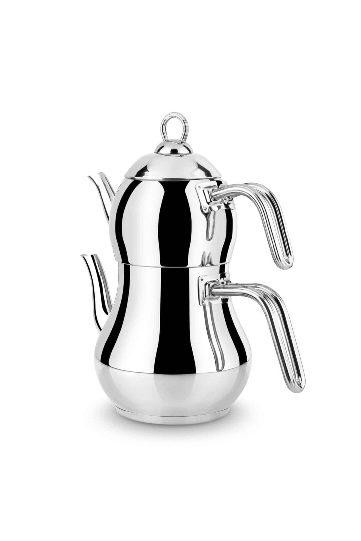 Şahmeran Çelik Çaydanlık Metal Kulp - Mini Boy