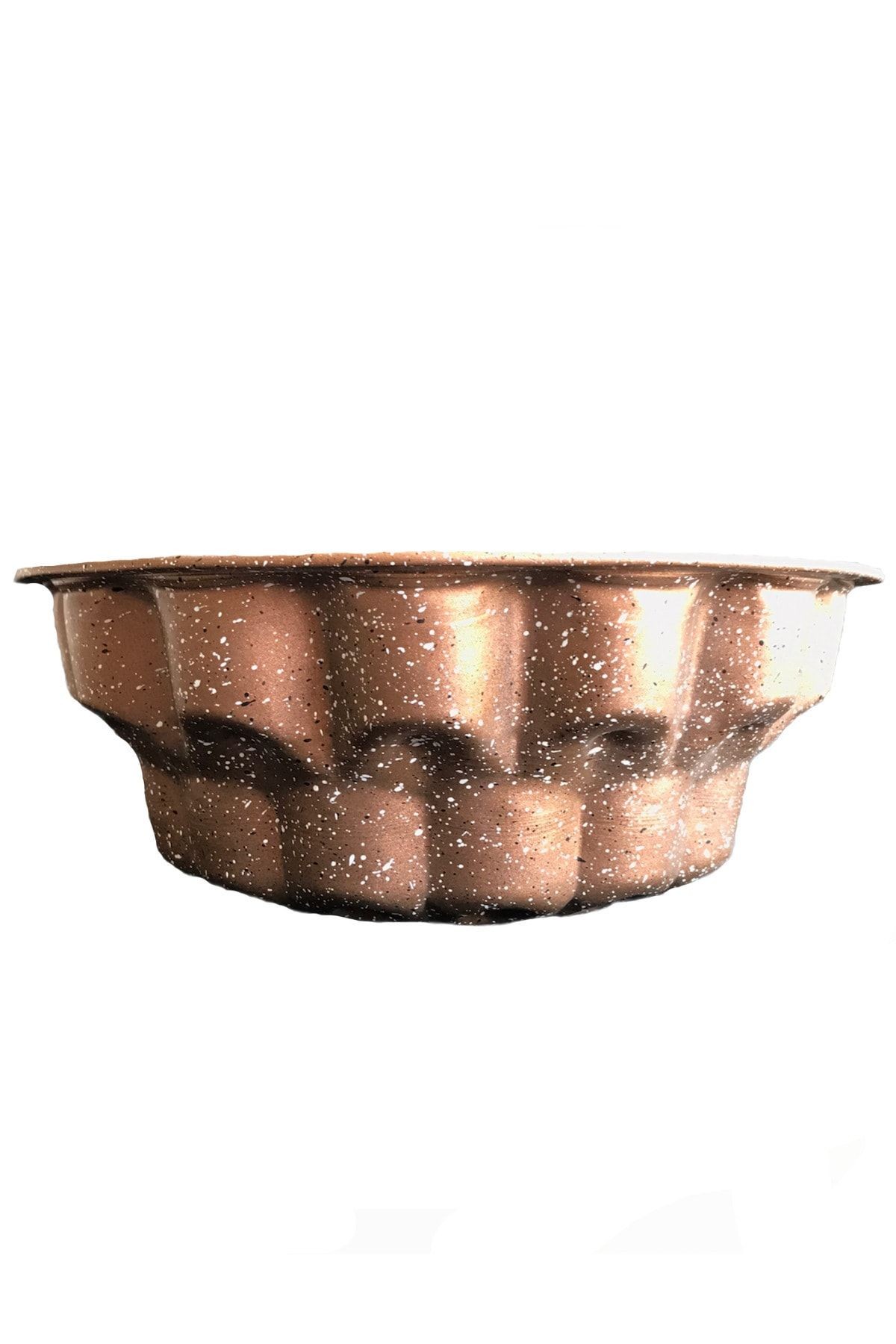 24 Cm Kahverengi Granit Kaplama Kek Kalıbı