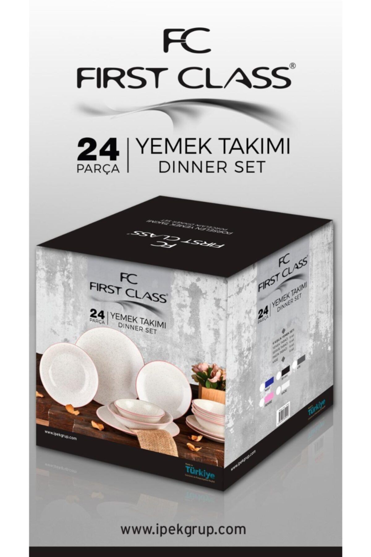 24 Parça Porselen Yemek Takımı Fc