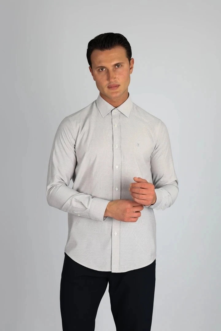 LORENZO MAZZOLİ LM1488 C 860 BEJ ERKEK GÖMLEK