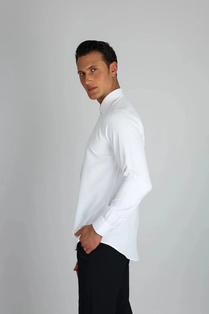 LORENZO MAZZOLİ GAB C 900 BEYAZ ERKEK GÖMLEK