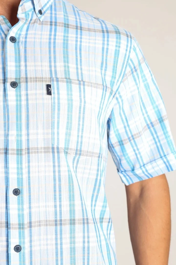 LORENZO MAZZOLİ LMKK1494 R 555 MAVİ ERKEK GÖMLEK