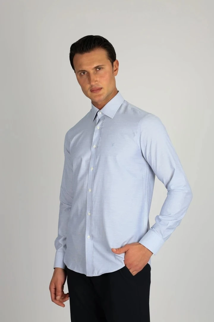 LORENZO MAZZOLİ LM1488 C 506 LACİVERT ERKEK GÖMLEK