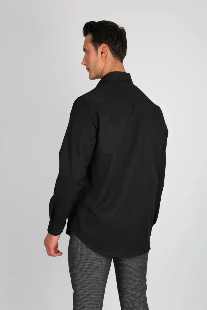 LORENZO MAZZOLİ GAB R 500 SİYAH ERKEK GÖMLEK