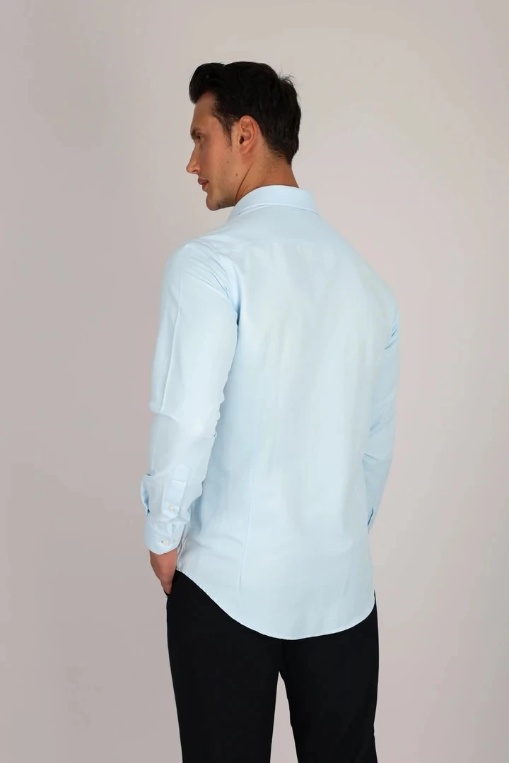 LORENZO MAZZOLİ GAB C 552 BUZ MAVİ ERKEK GÖMLEK