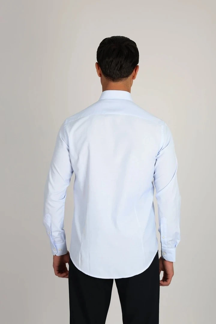 LORENZO MAZZOLİ LM1488 C 551 A.MAVİ ERKEK GÖMLEK