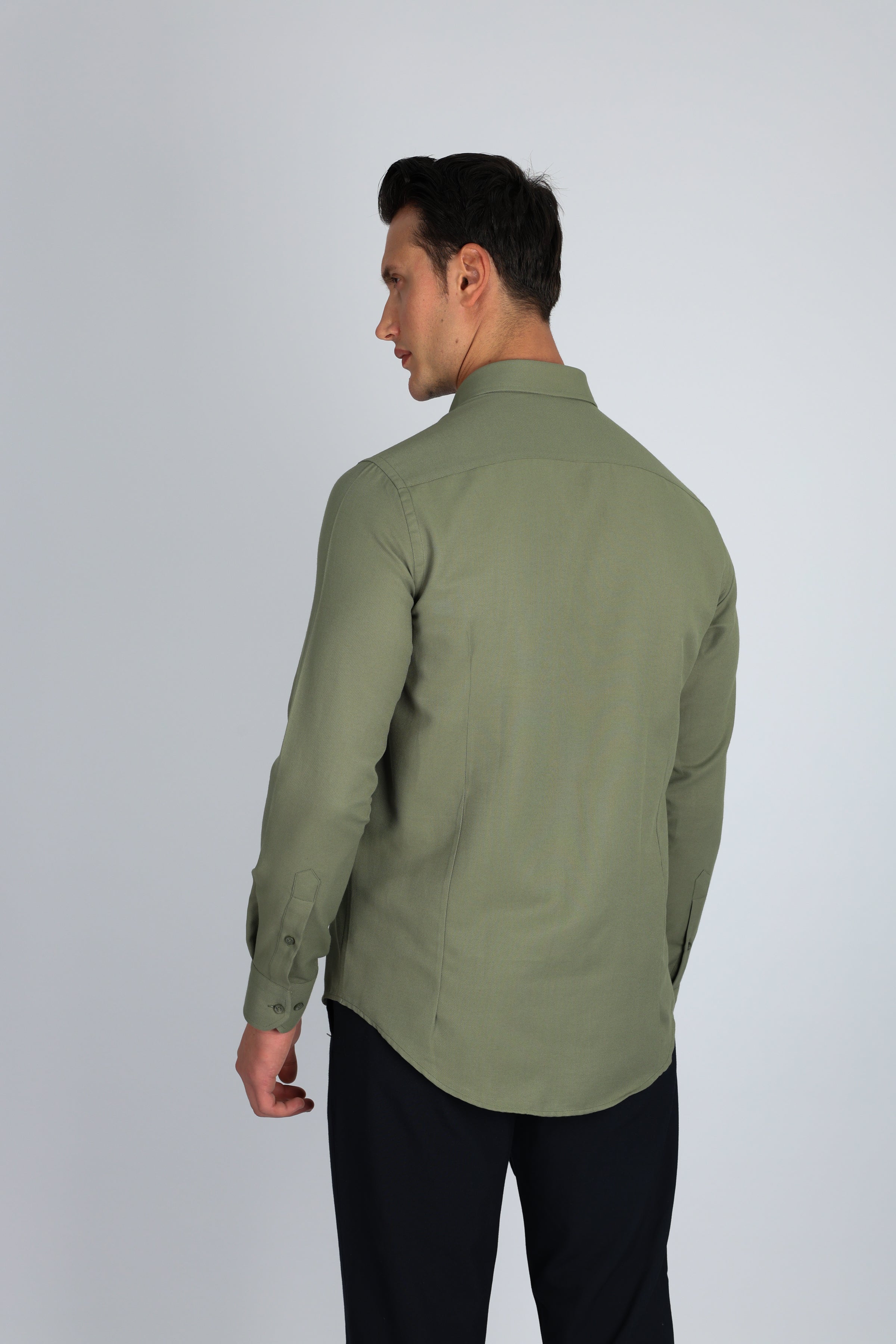 LORENZO MAZZOLİ OXFORD C 800 YEŞİL ERKEK GÖMLEK