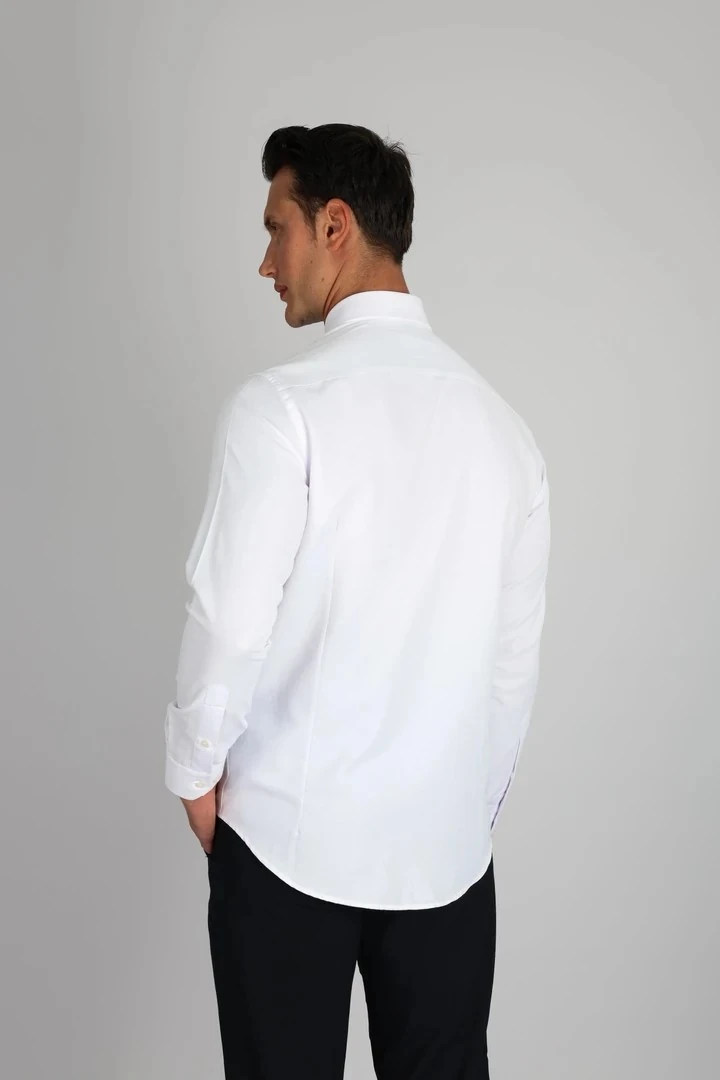 LORENZO MAZZOLİ GAB C 900 BEYAZ ERKEK GÖMLEK