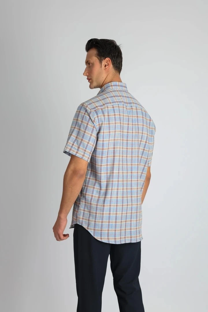 LORENZO MAZZOLİ LMKK1494 R 563 K.MAVİ ERKEK GÖMLEK