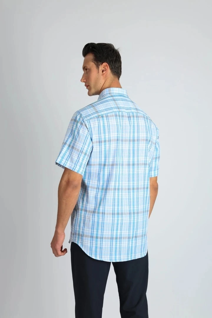 LORENZO MAZZOLİ LMKK1494 R 555 MAVİ ERKEK GÖMLEK