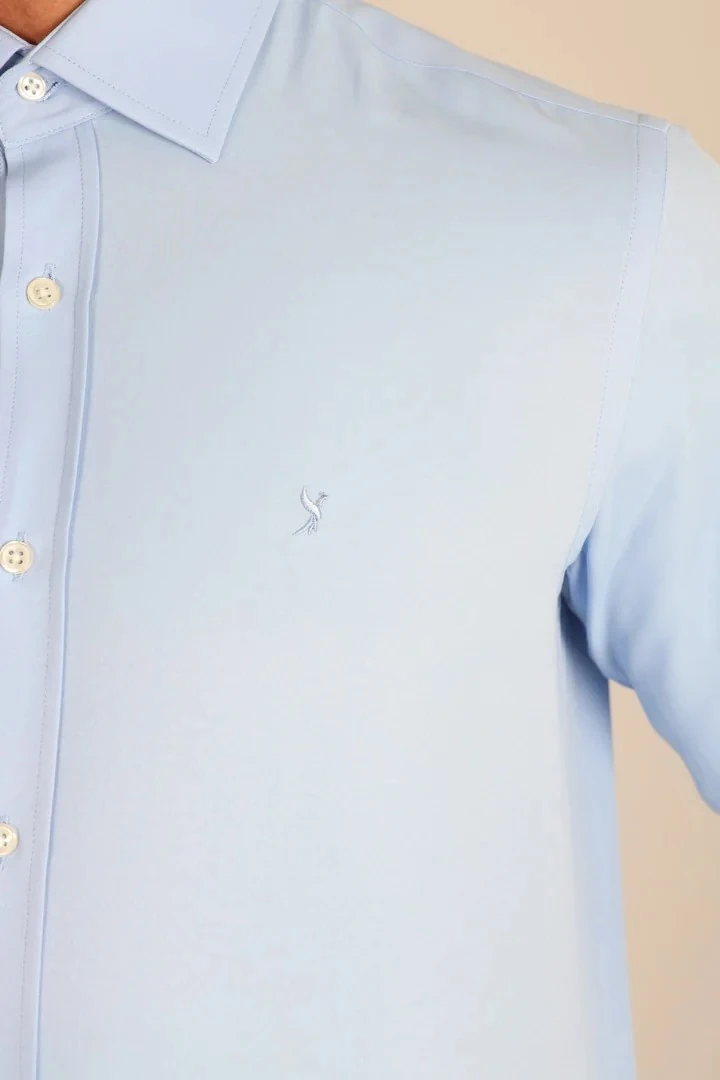 LORENZO MAZZOLİ SOFT SATEN C 567 O.MAVİ ERKEK GÖMLEK