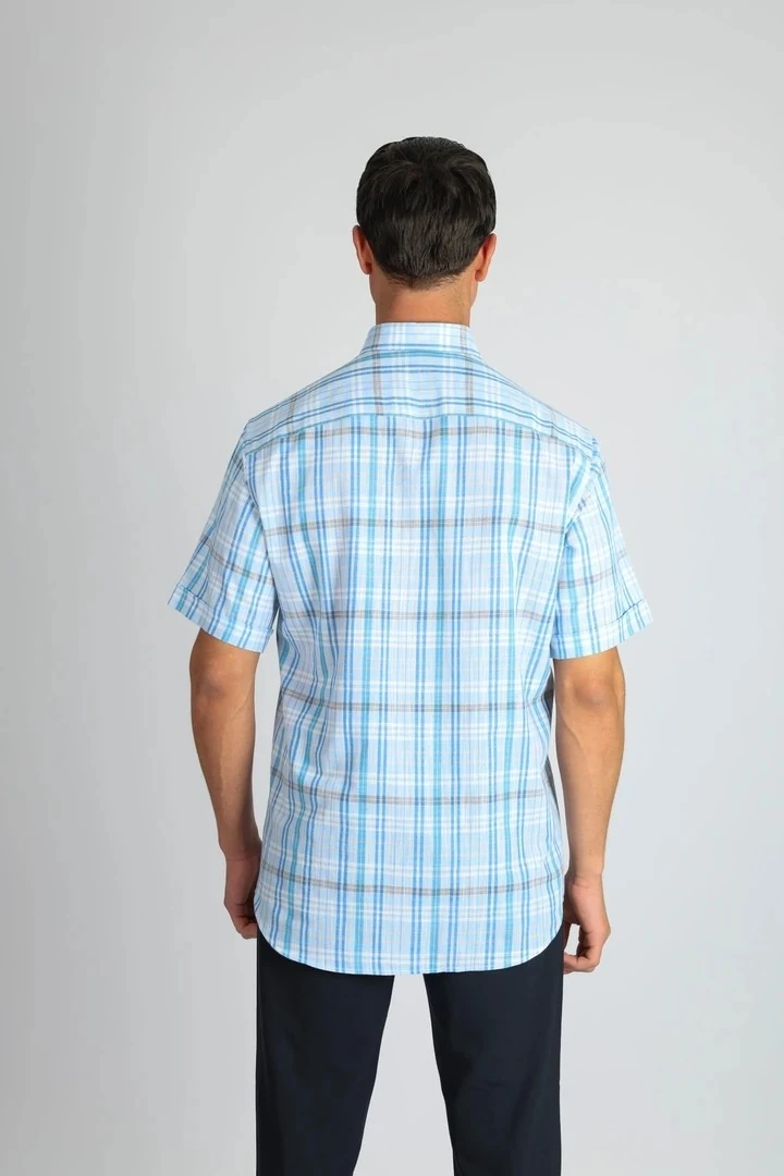 LORENZO MAZZOLİ LMKK1494 R 555 MAVİ ERKEK GÖMLEK