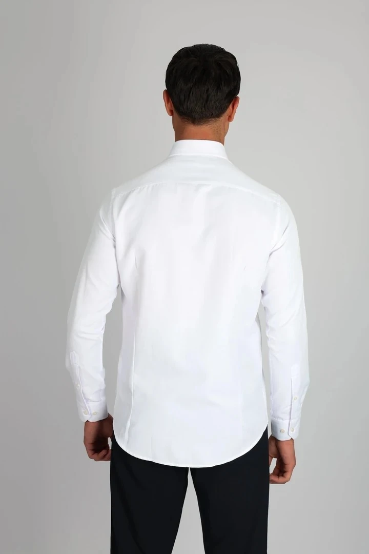 LORENZO MAZZOLİ GAB C 900 BEYAZ ERKEK GÖMLEK