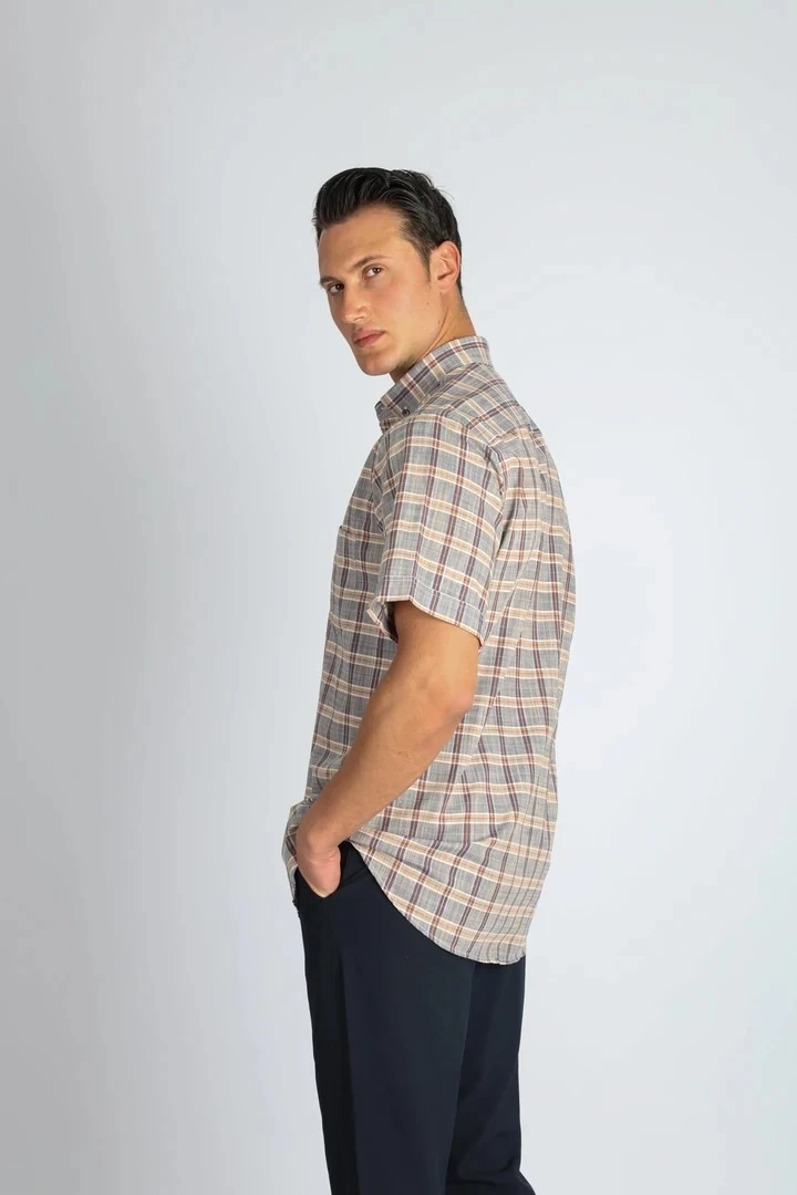 LORENZO MAZZOLİ LMKK1494 R 750 KAHVE ERKEK GÖMLEK