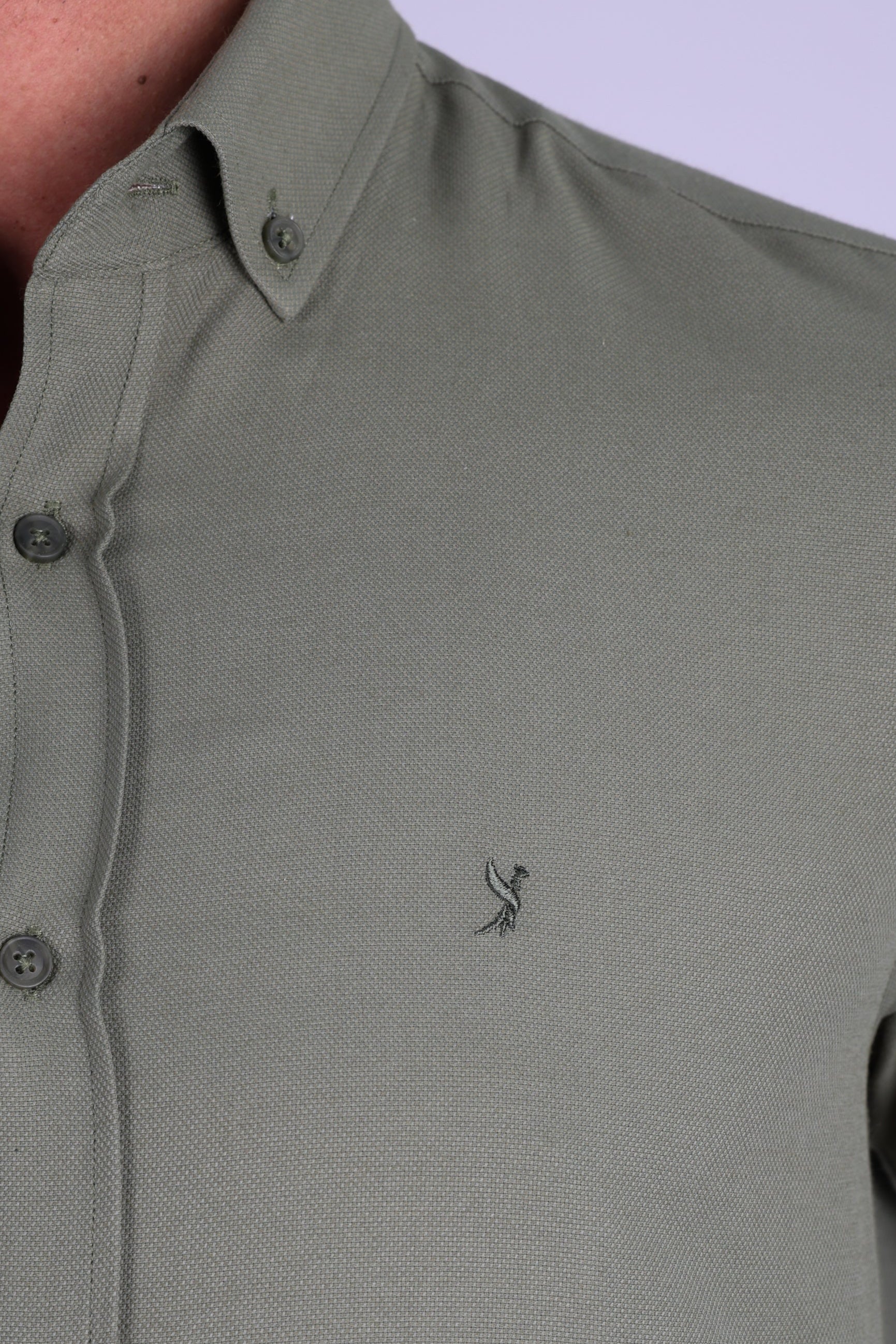 LORENZO MAZZOLİ OXFORD C 800 YEŞİL ERKEK GÖMLEK