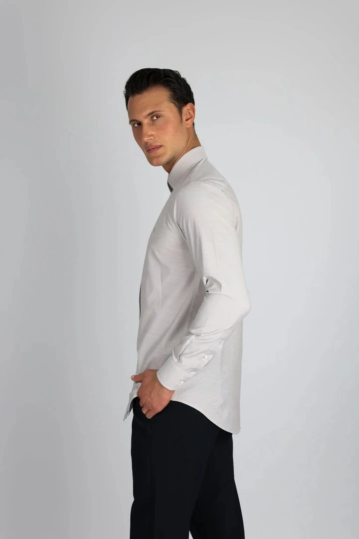 LORENZO MAZZOLİ LM1488 C 860 BEJ ERKEK GÖMLEK