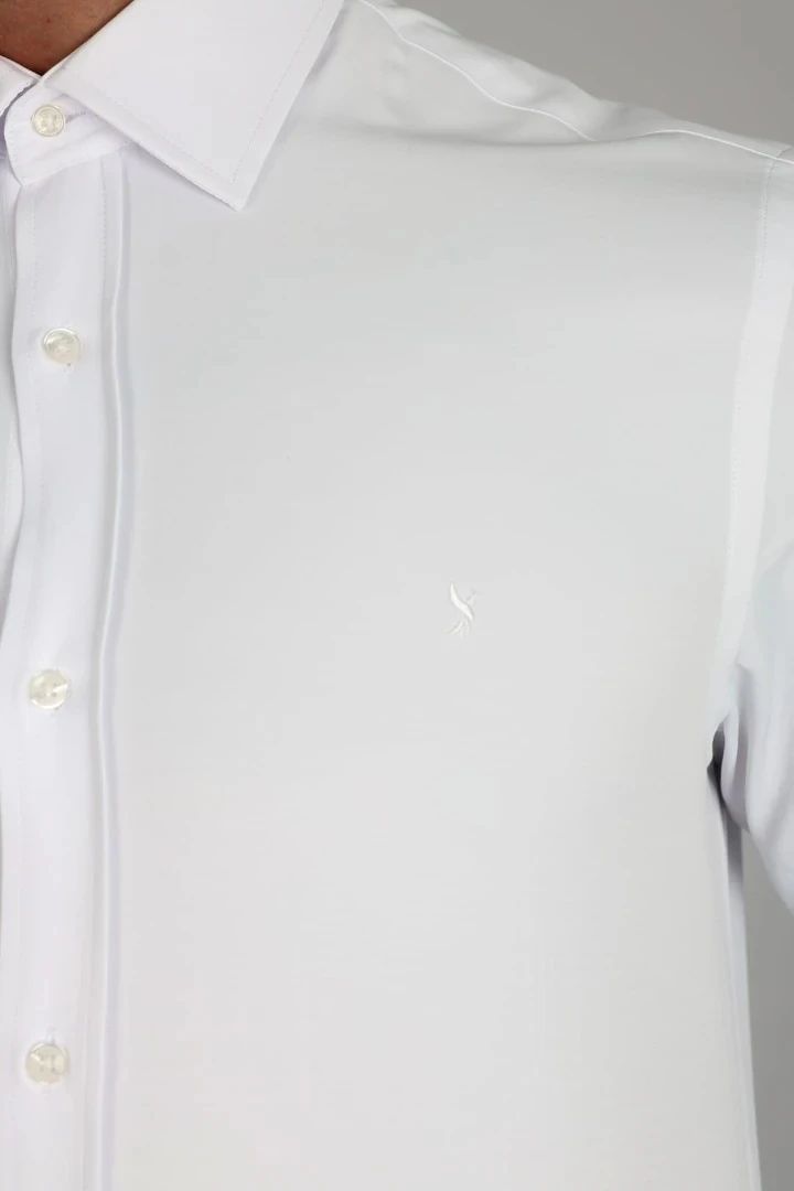 LORENZO MAZZOLİ SOFT SATEN C 900 BEYAZ ERKEK GÖMLEK