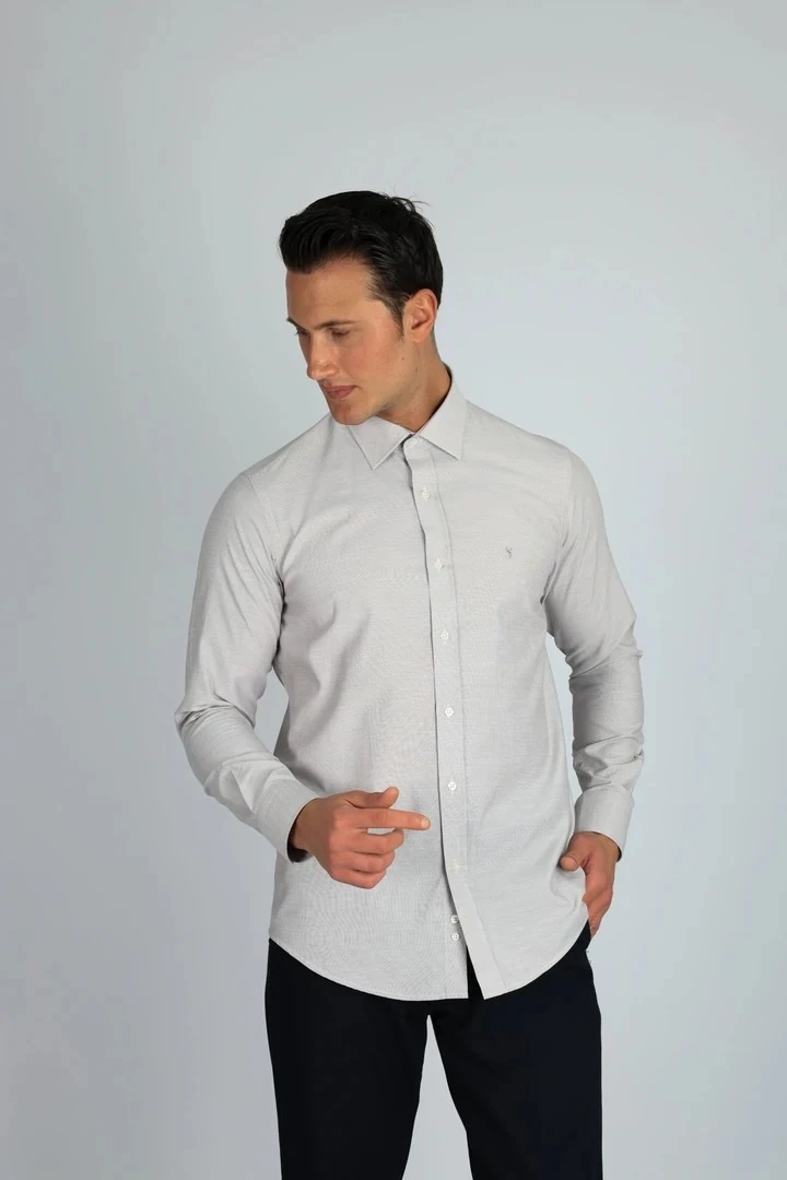 LORENZO MAZZOLİ LM1488 C 860 BEJ ERKEK GÖMLEK