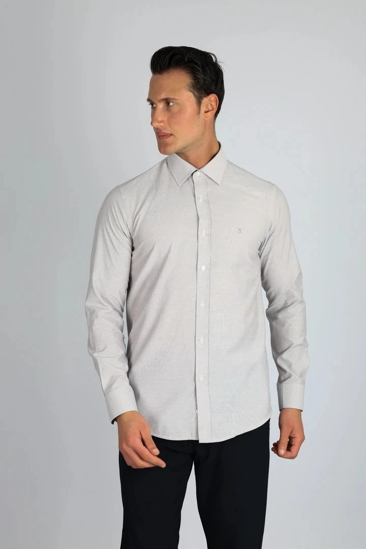 LORENZO MAZZOLİ LM1488 C 860 BEJ ERKEK GÖMLEK