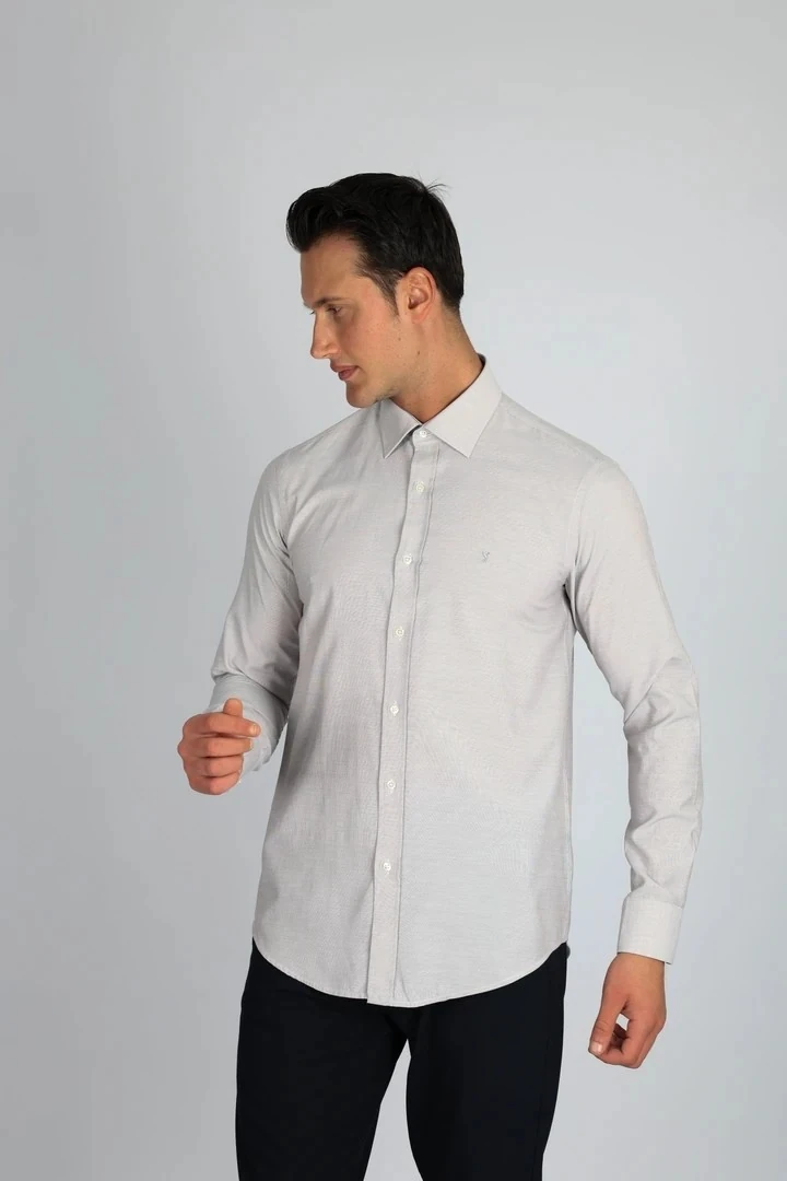 LORENZO MAZZOLİ LM1488 C 860 BEJ ERKEK GÖMLEK