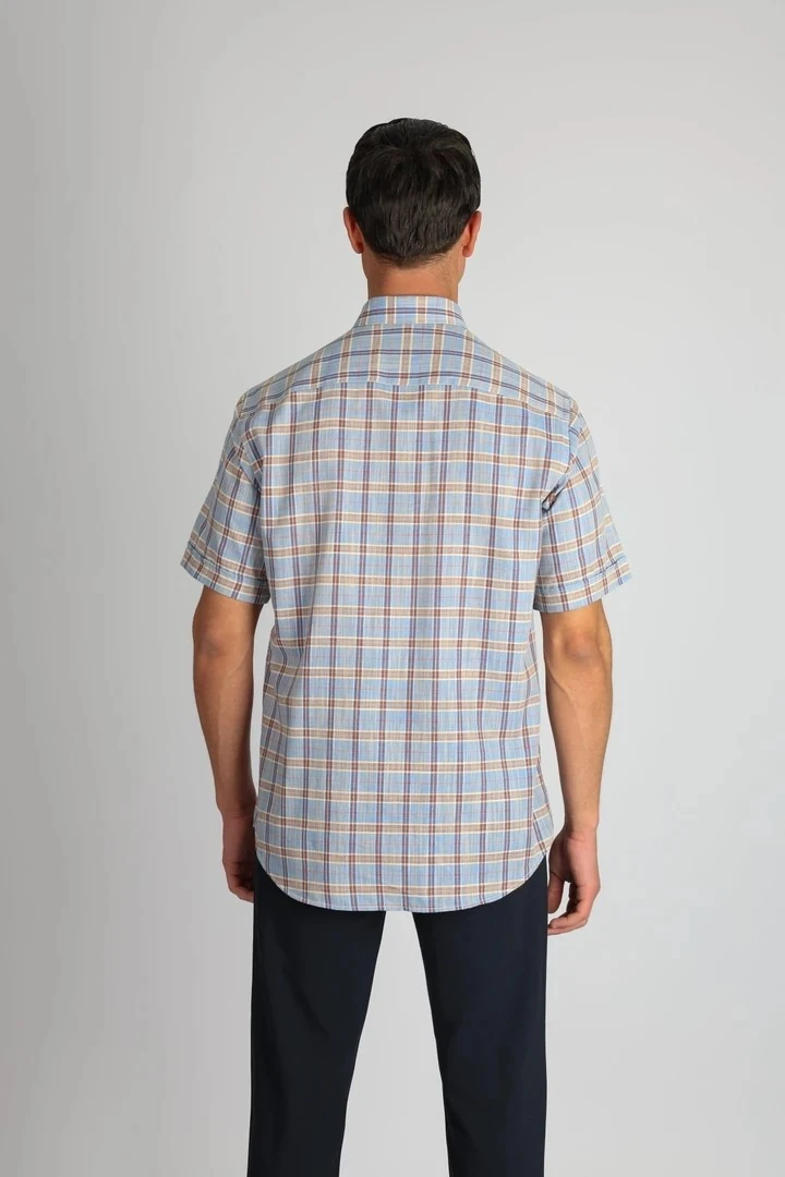 LORENZO MAZZOLİ LMKK1494 R 563 K.MAVİ ERKEK GÖMLEK