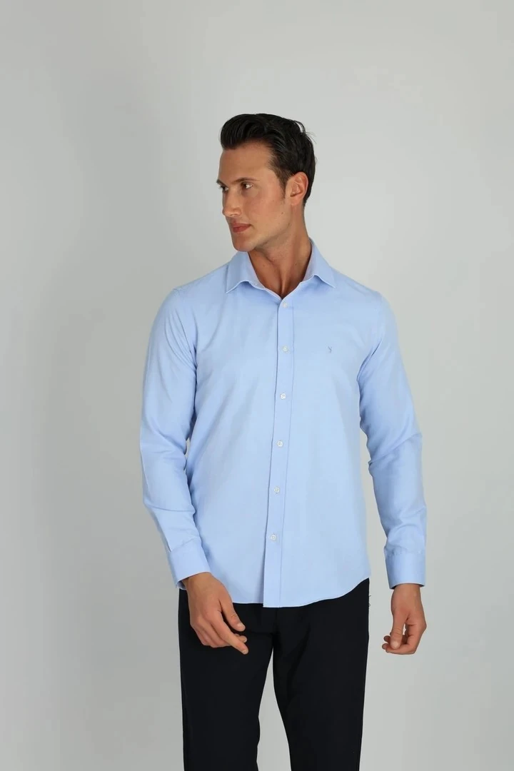 LORENZO MAZZOLİ GAB C 551 A.MAVİ ERKEK GÖMLEK