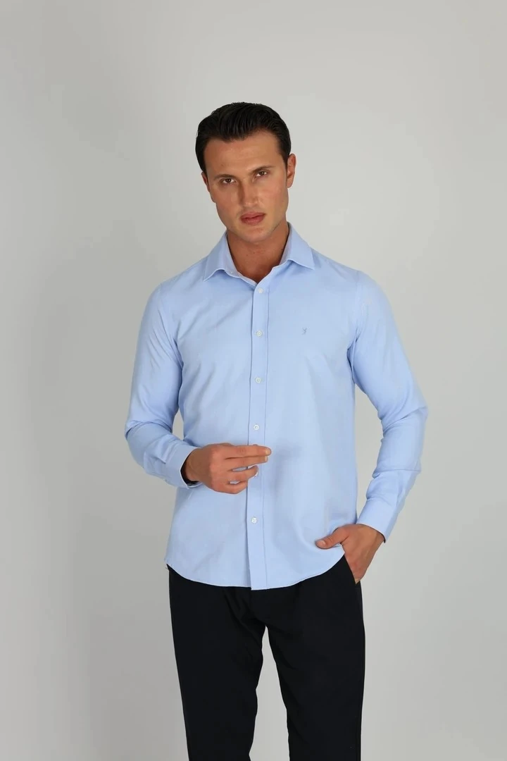 LORENZO MAZZOLİ GAB C 551 A.MAVİ ERKEK GÖMLEK
