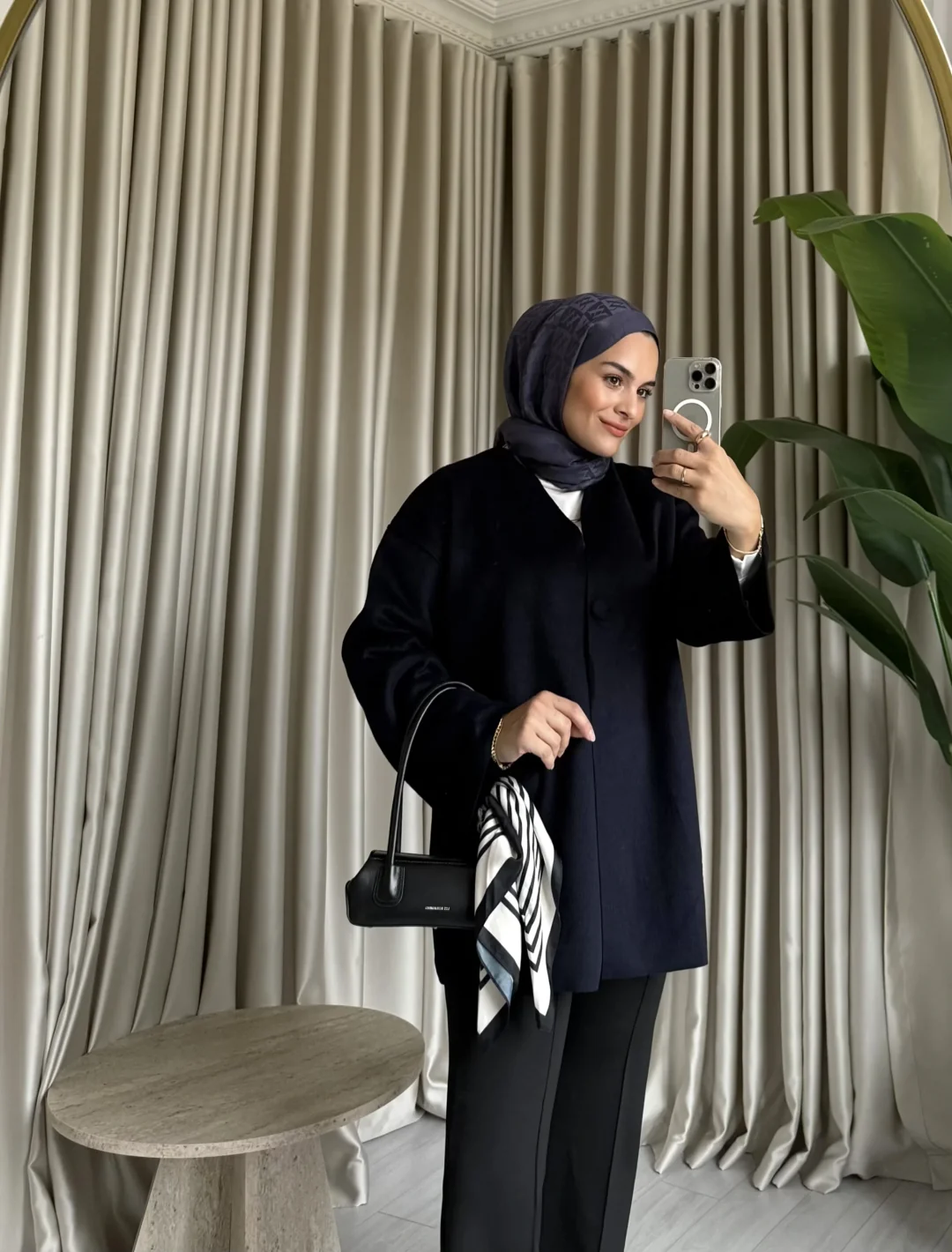 Tek Düğmeli Kaşe - Lacivert