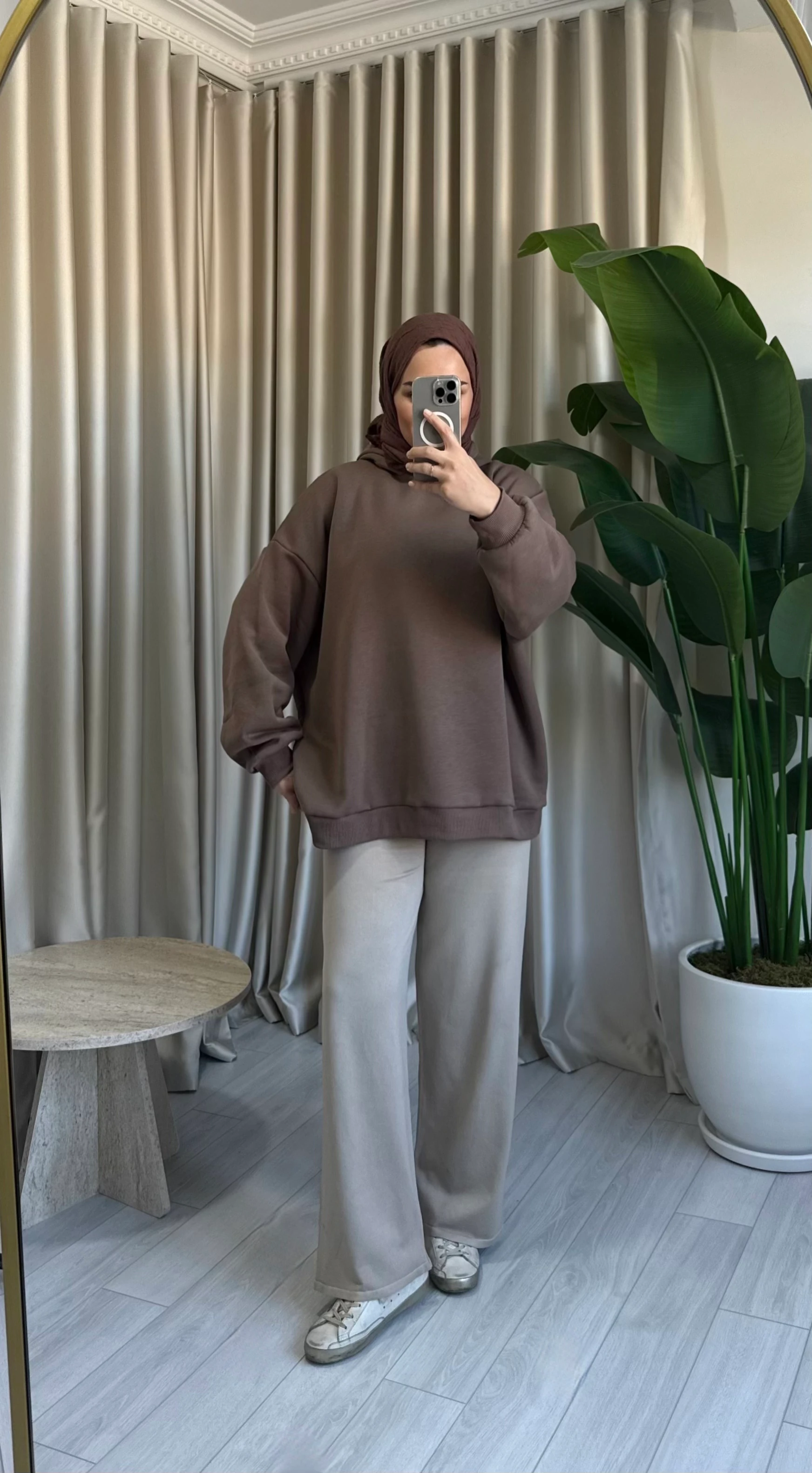 Merserize Pantolon - Taş