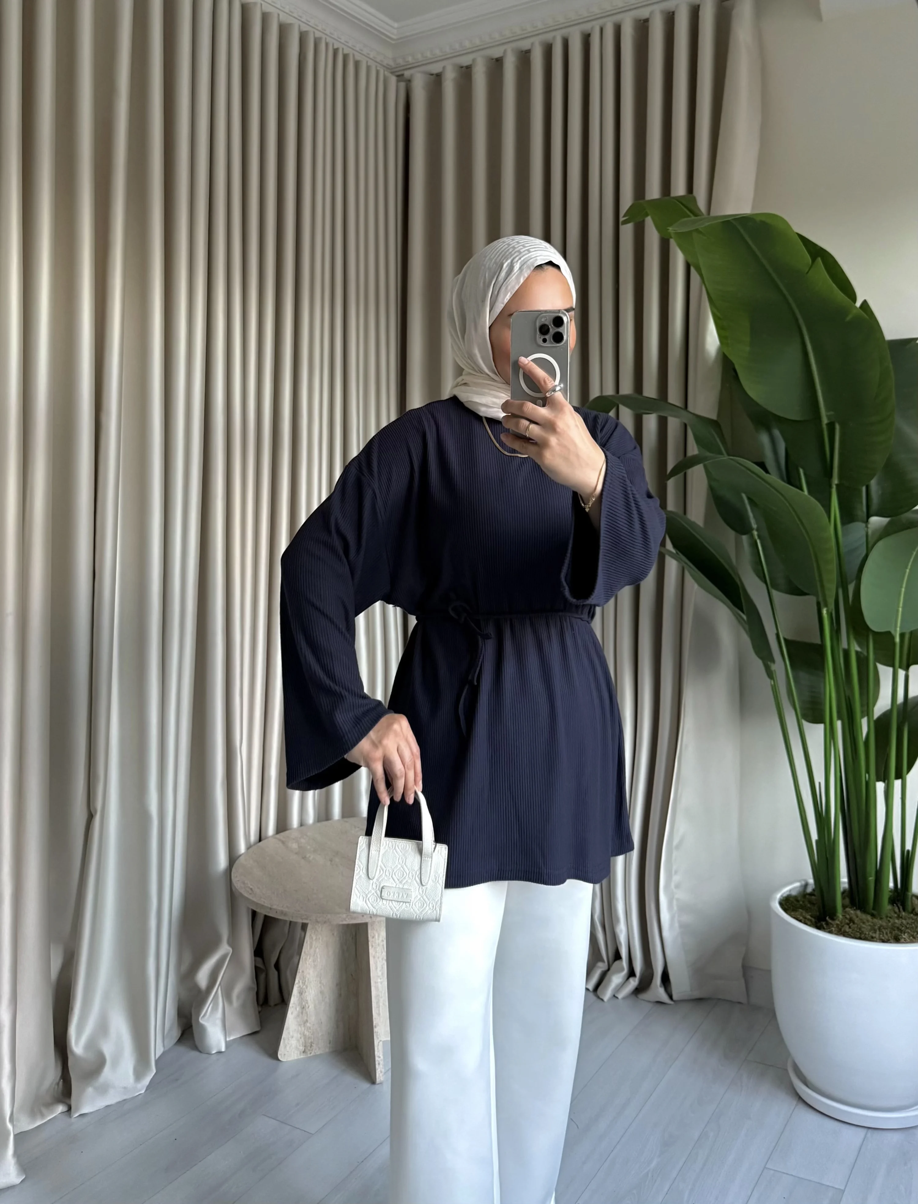 Biyeli Kaşkorse Tunik