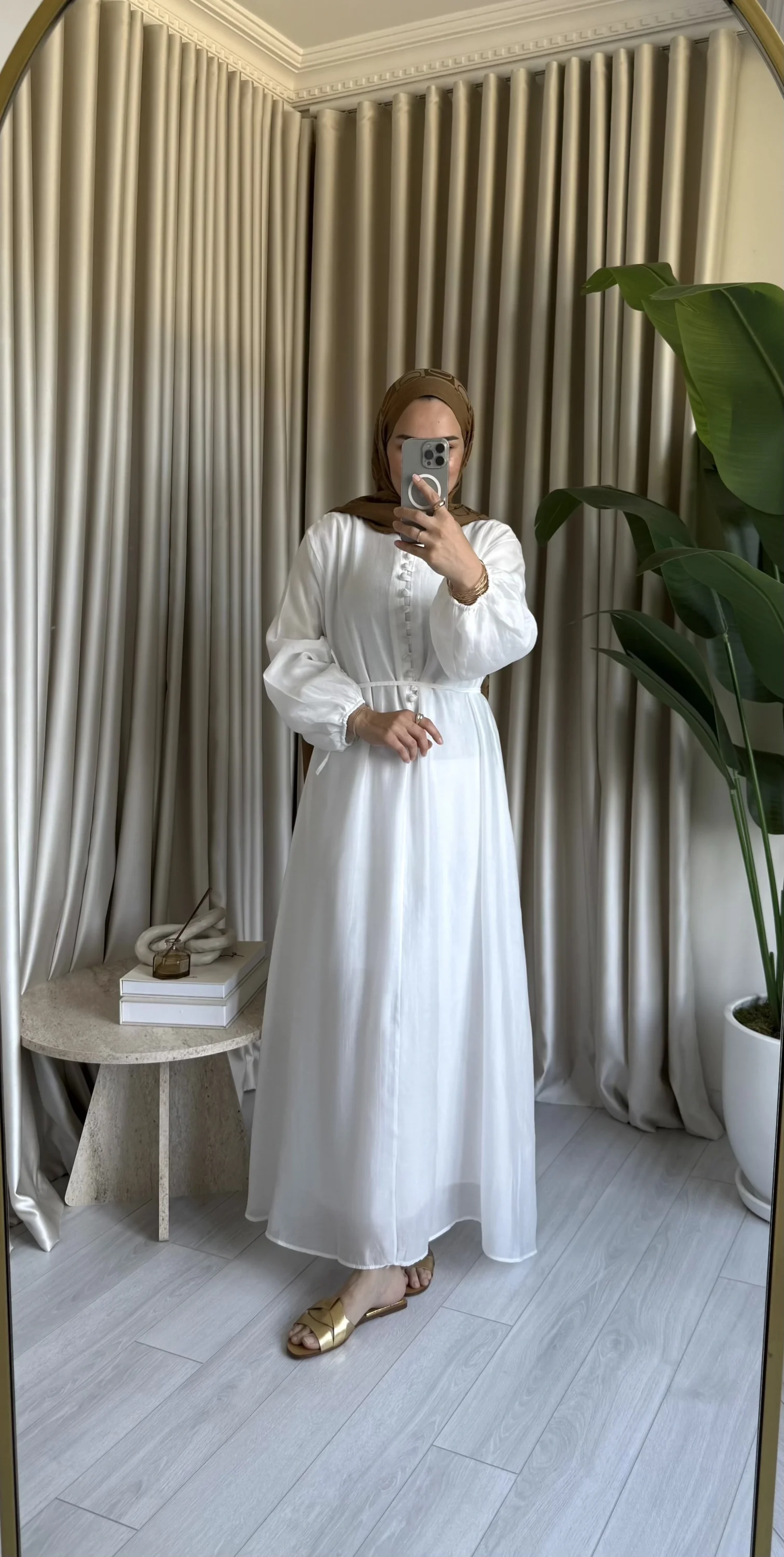 Linen Elbise