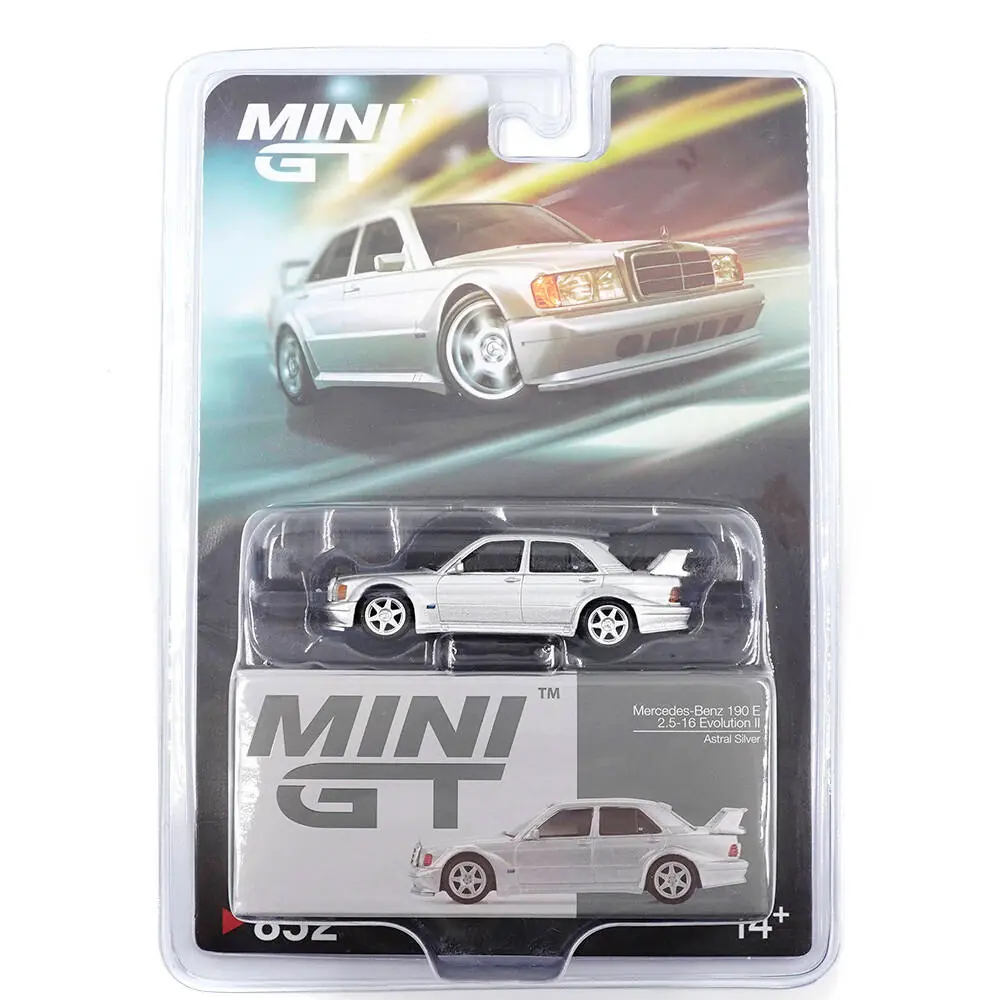 Mini GT 1/64 Mercedes-Benz 190E 2.5-16 Evolution II Astral Silver