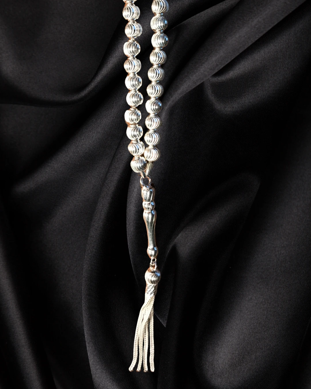 ÖZEL TASARIM 925 AYAR GÜMÜŞ TESBİH