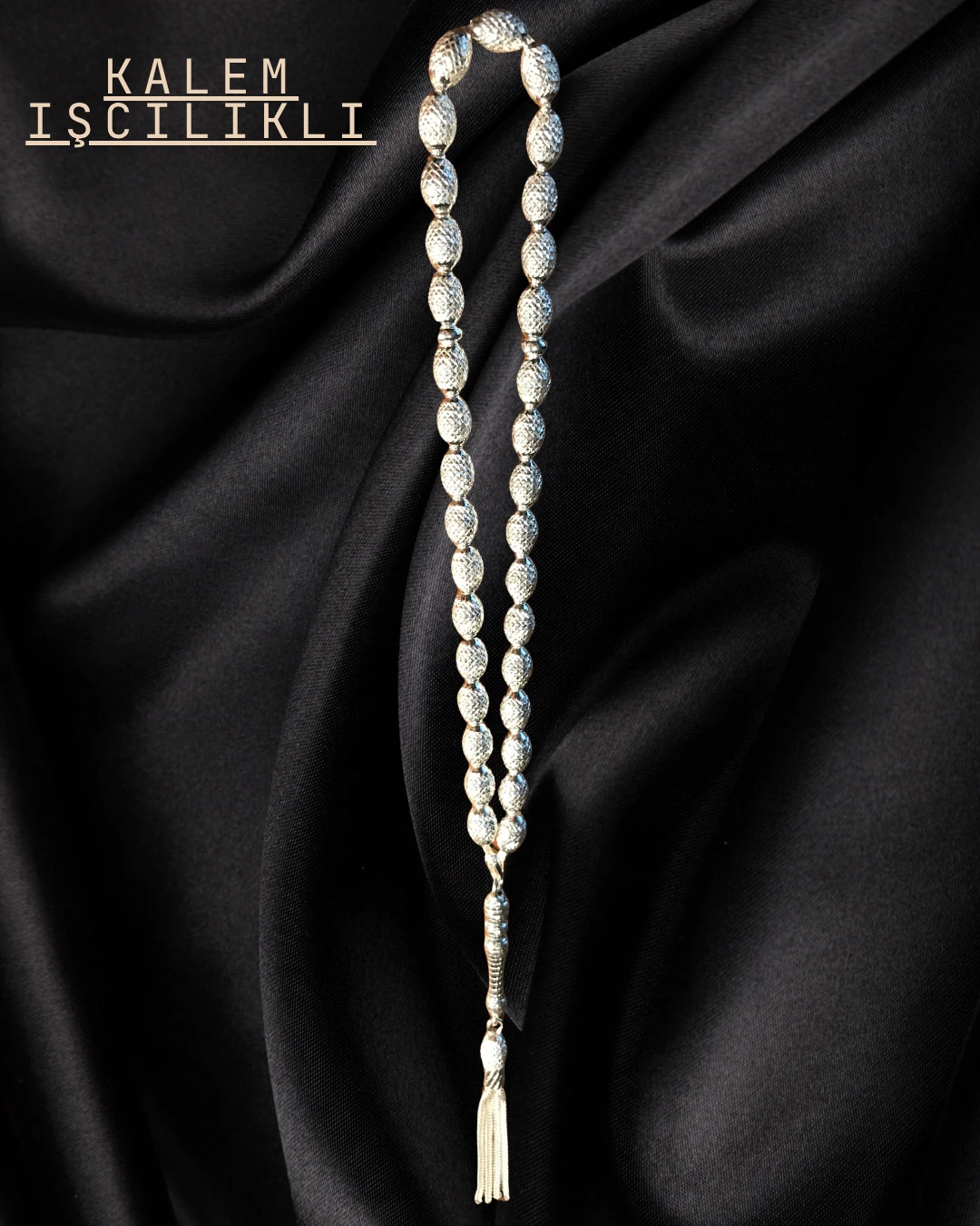 ÖZEL TASARIM 925 AYAR GÜMÜŞ TESBİH