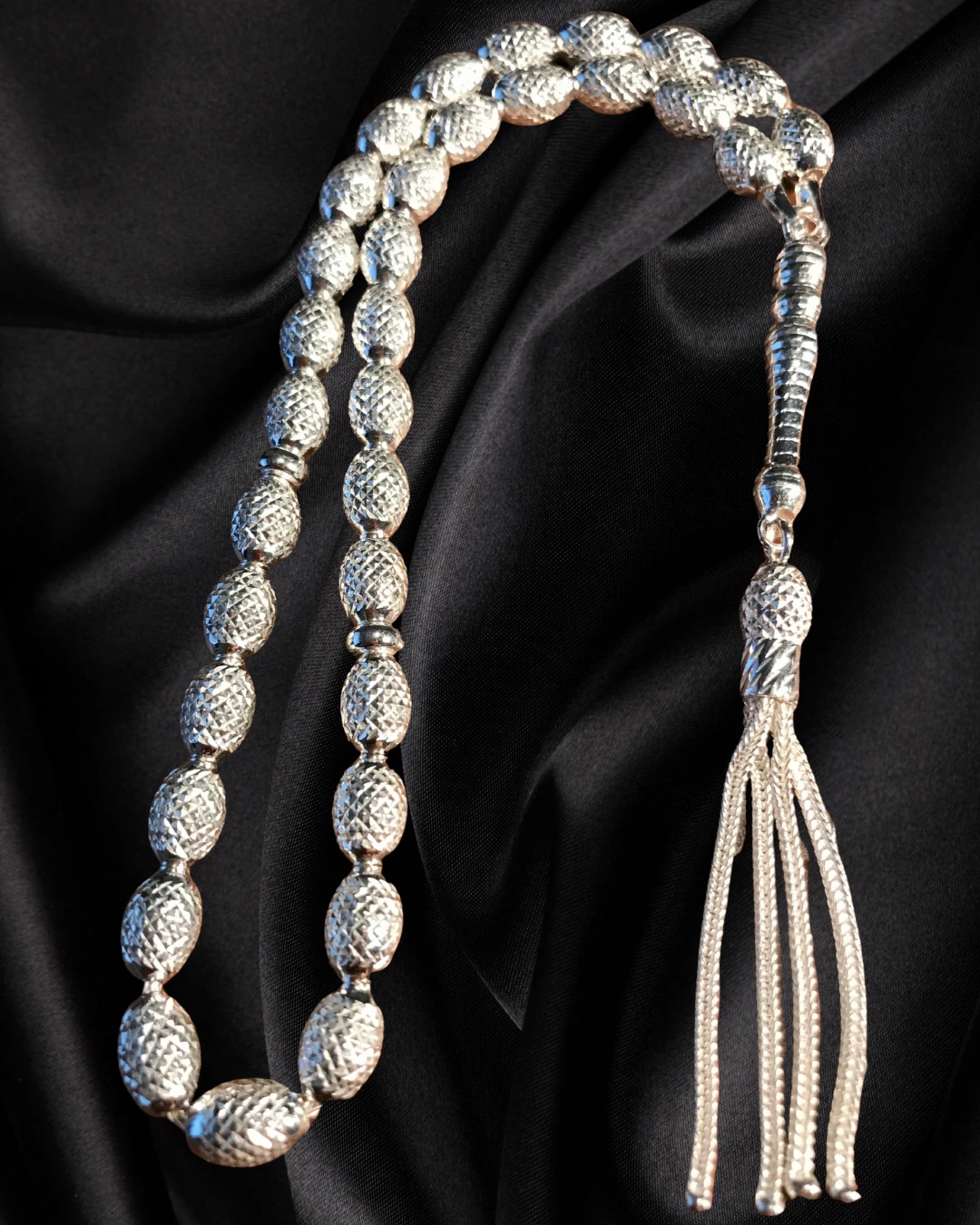 ÖZEL TASARIM 925 AYAR GÜMÜŞ TESBİH