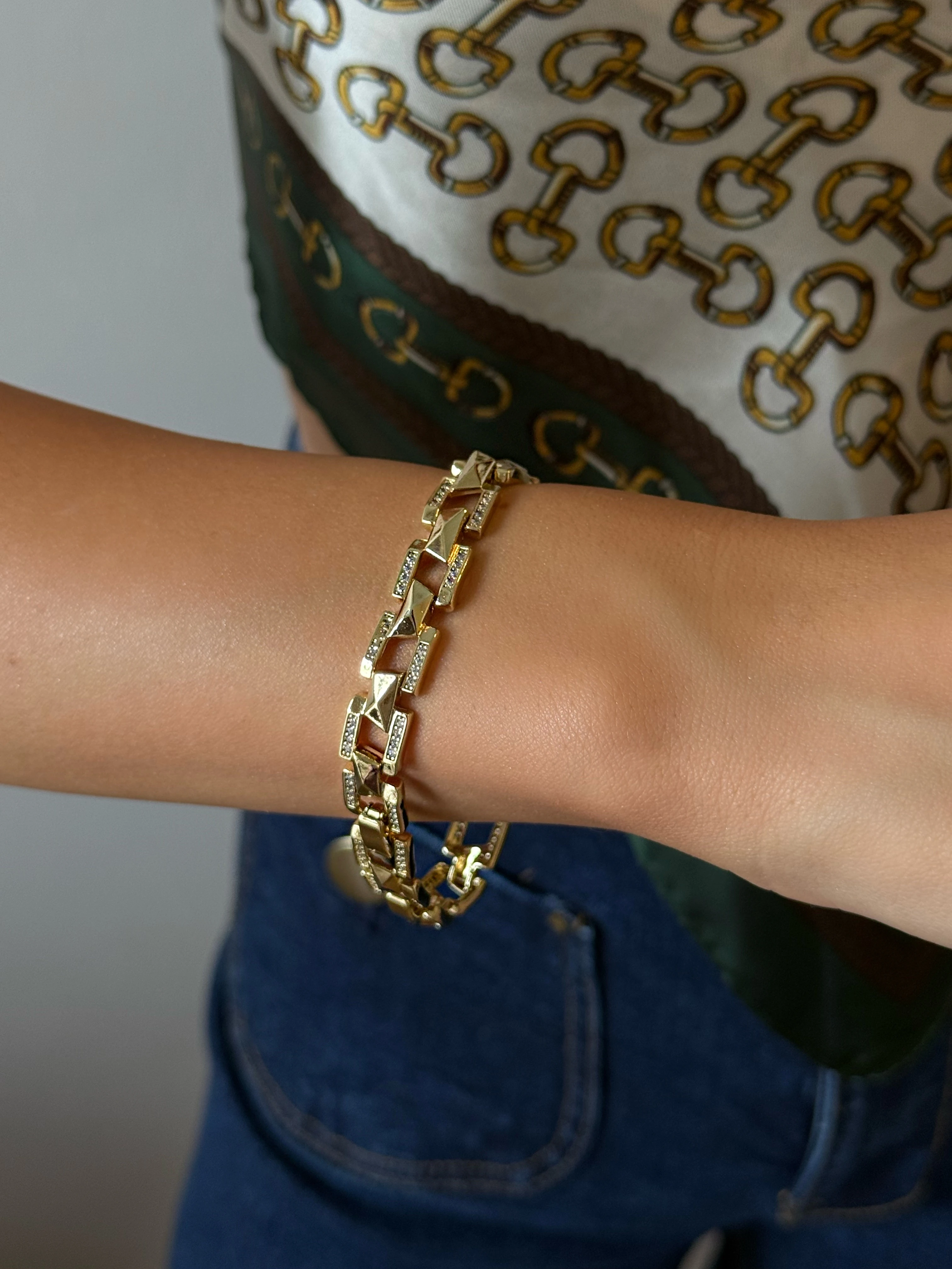 Taşlı Tasarım Model Bileklik 