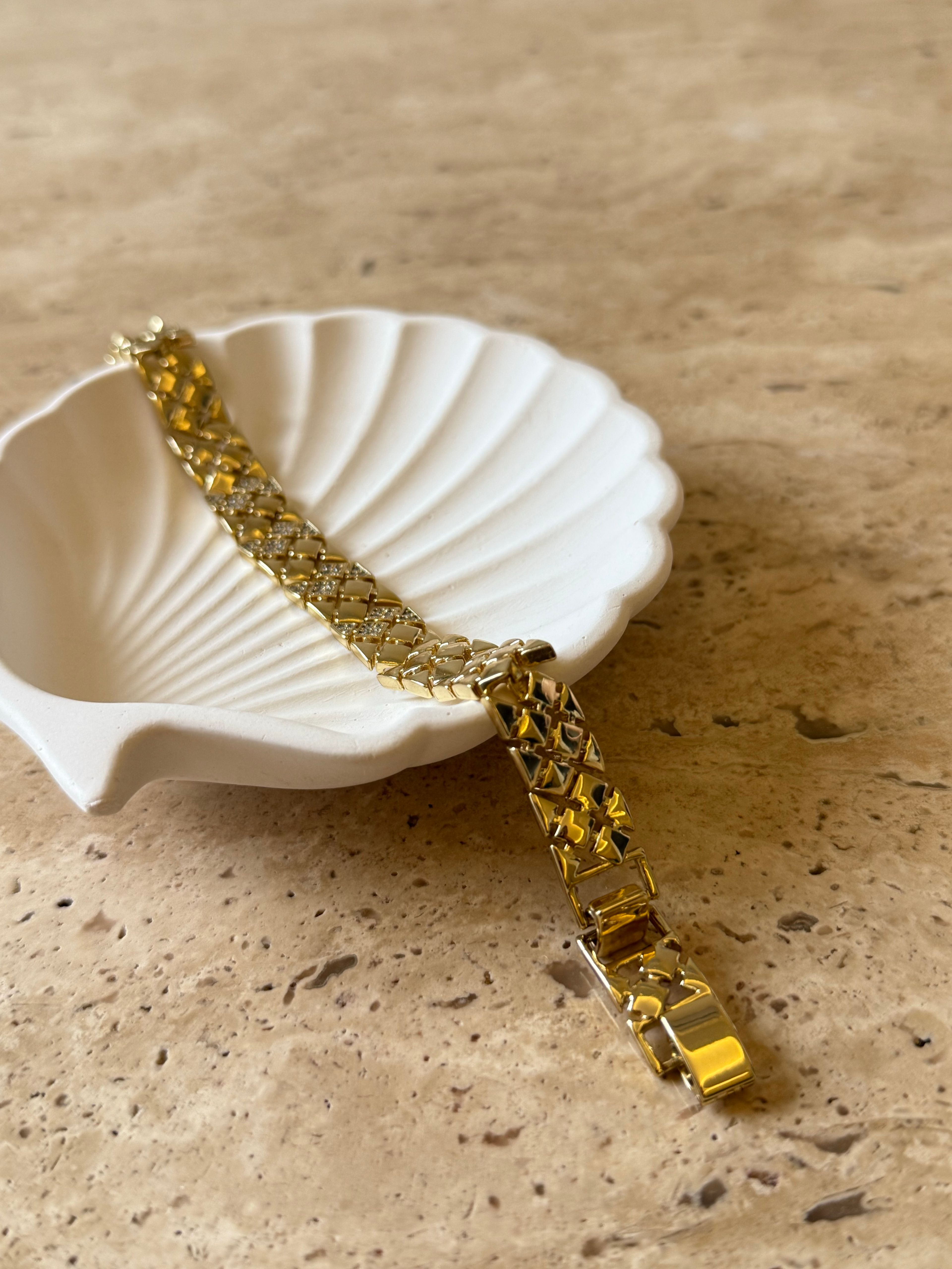 Baklava model bileklik