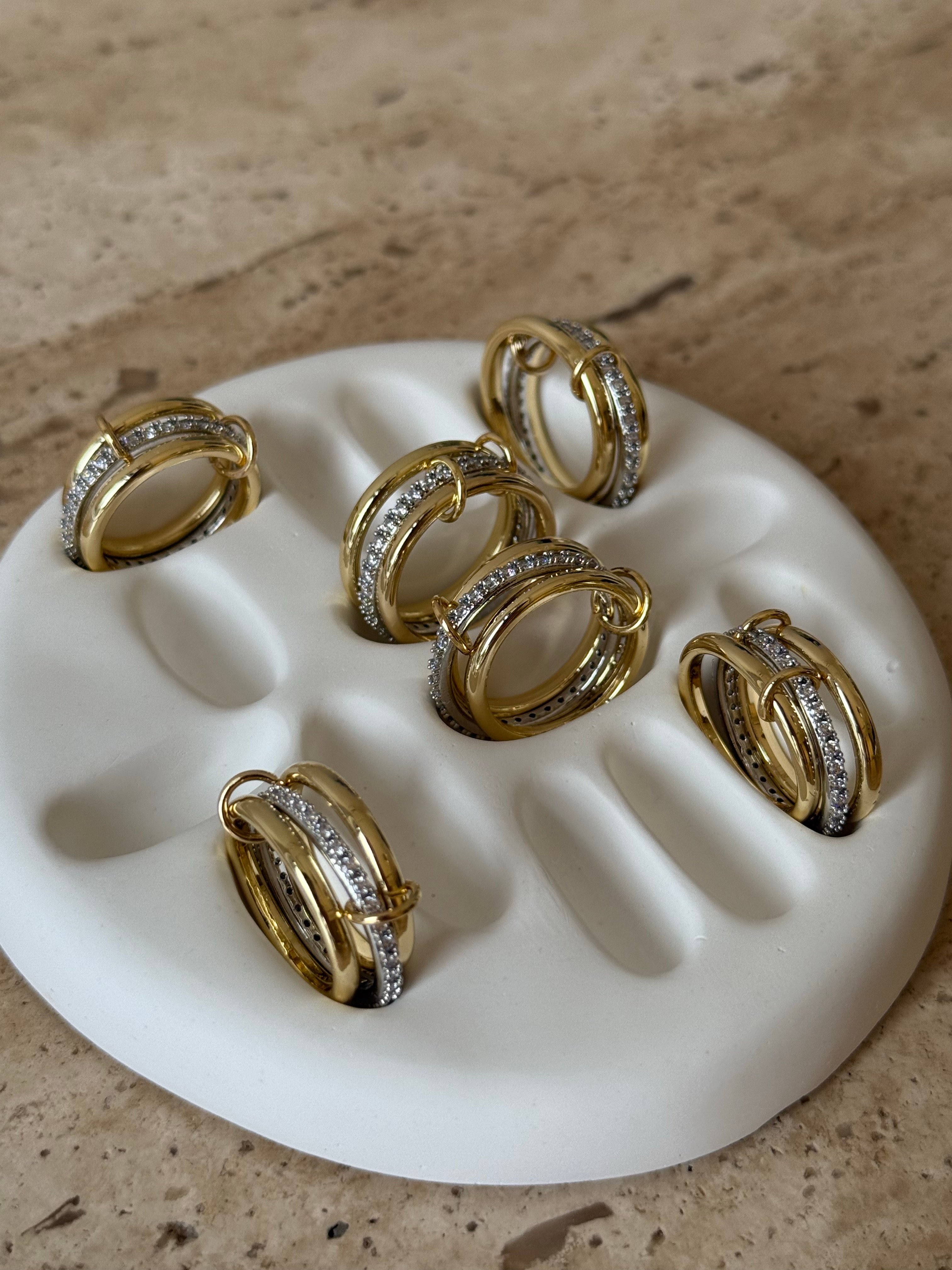 3 lü set Yüzük 