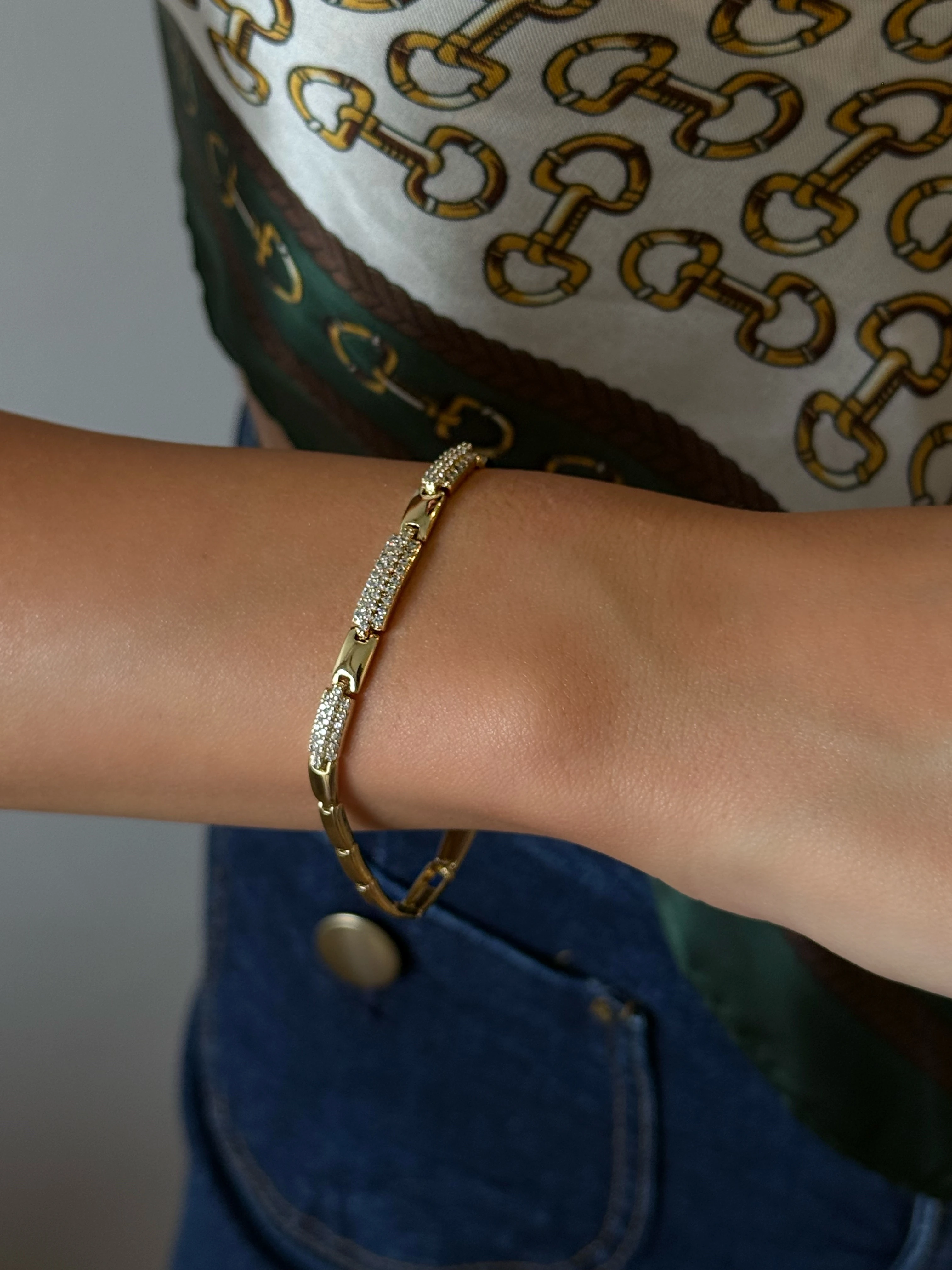 Taşlı Model vıp bileklik 