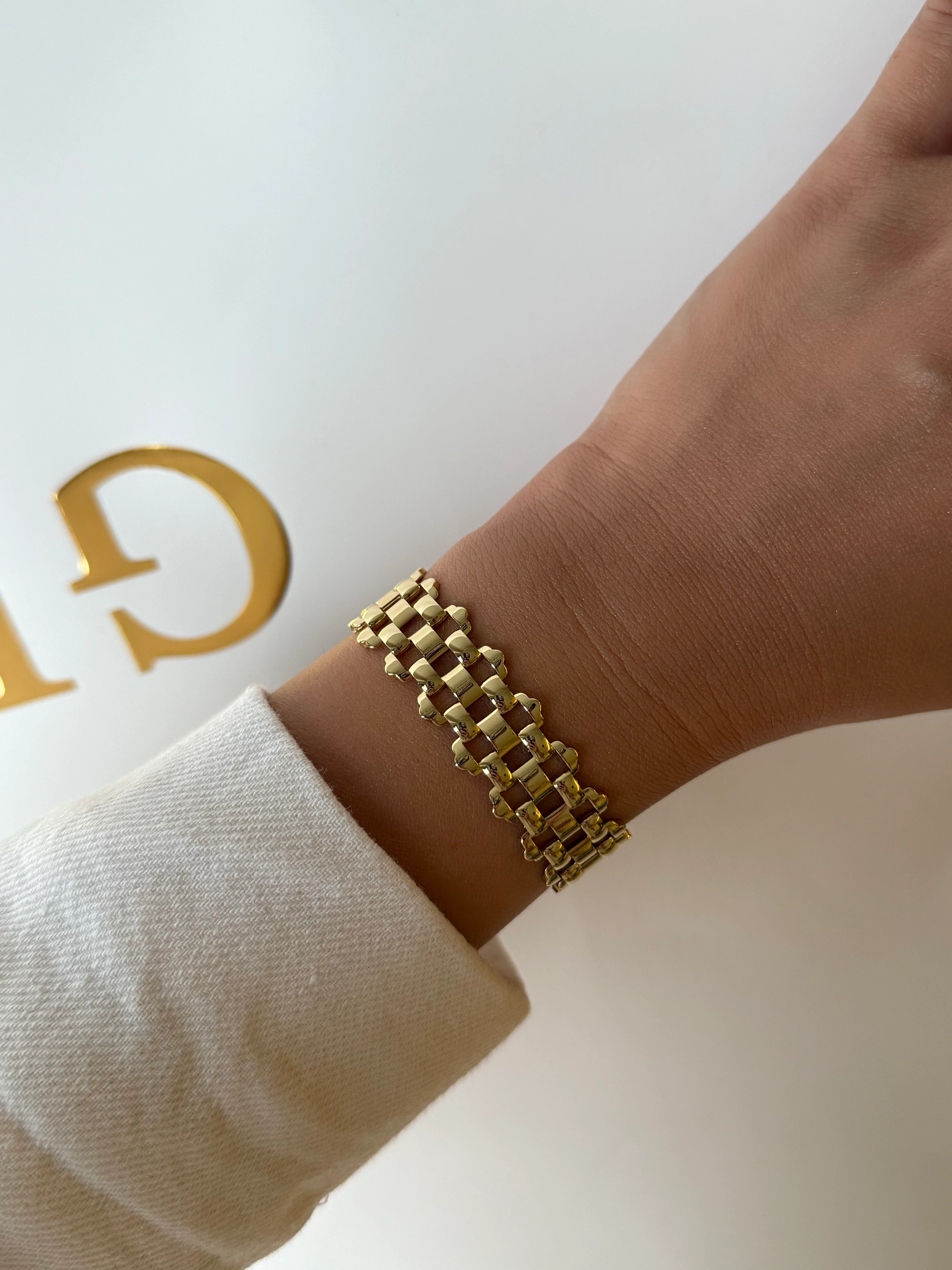 Tasarım model taşsız bileklik 