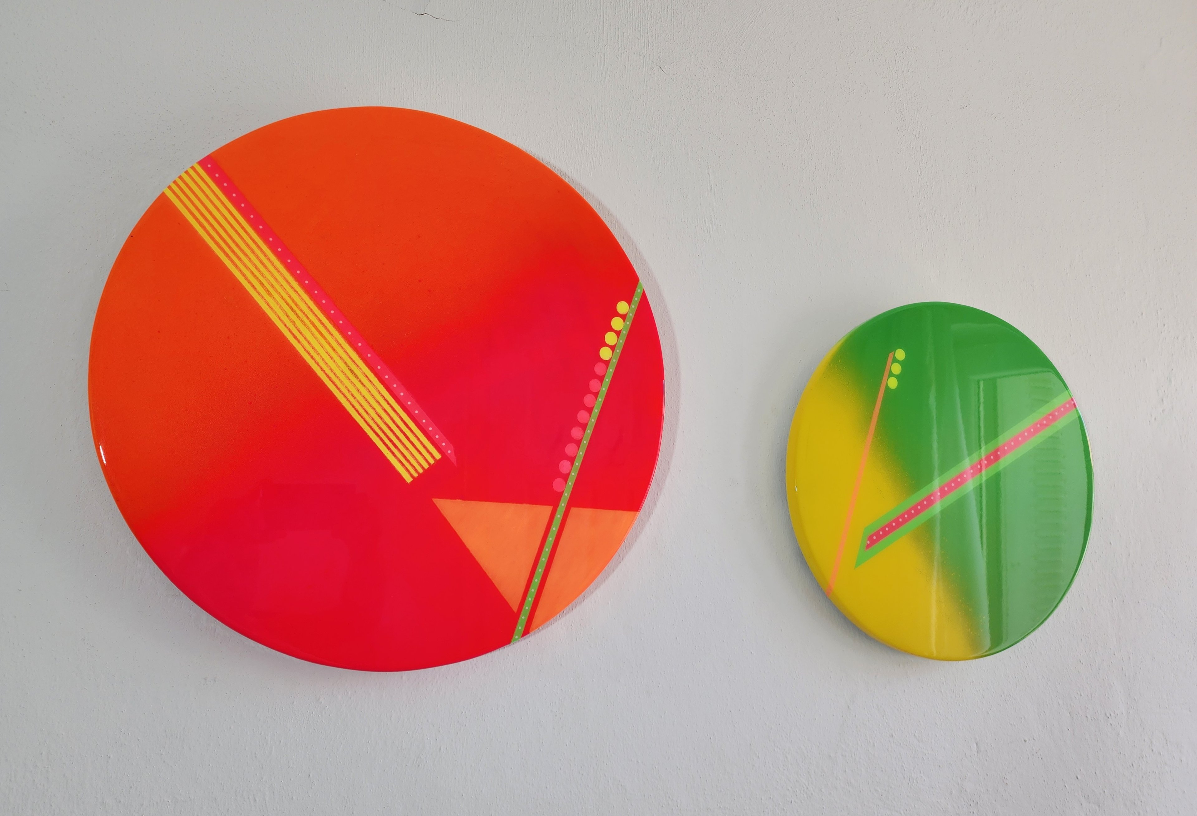 Pop Art Design Modern Resin Wall Decor