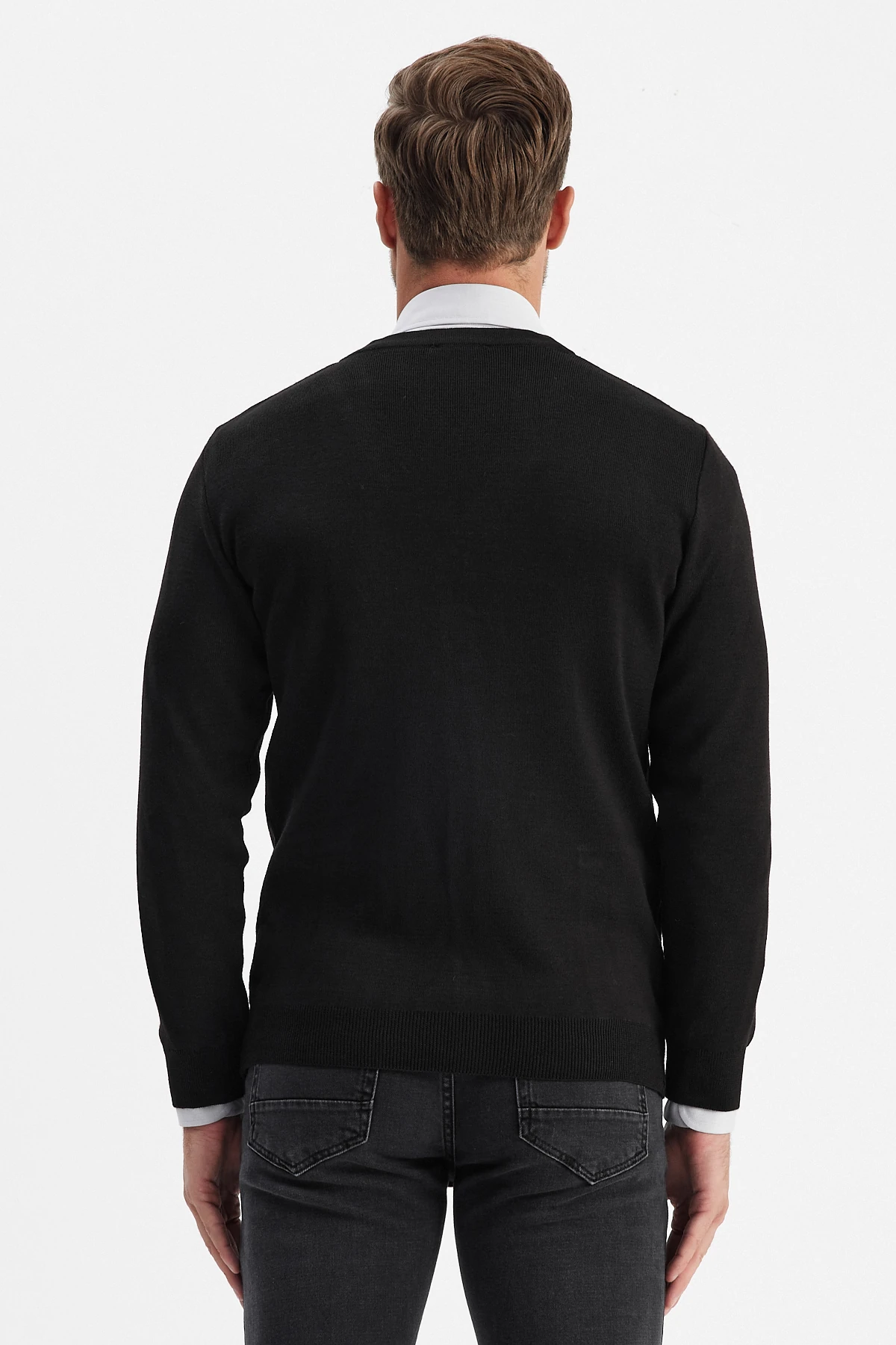 Erkek Klasik Cepli Hırka