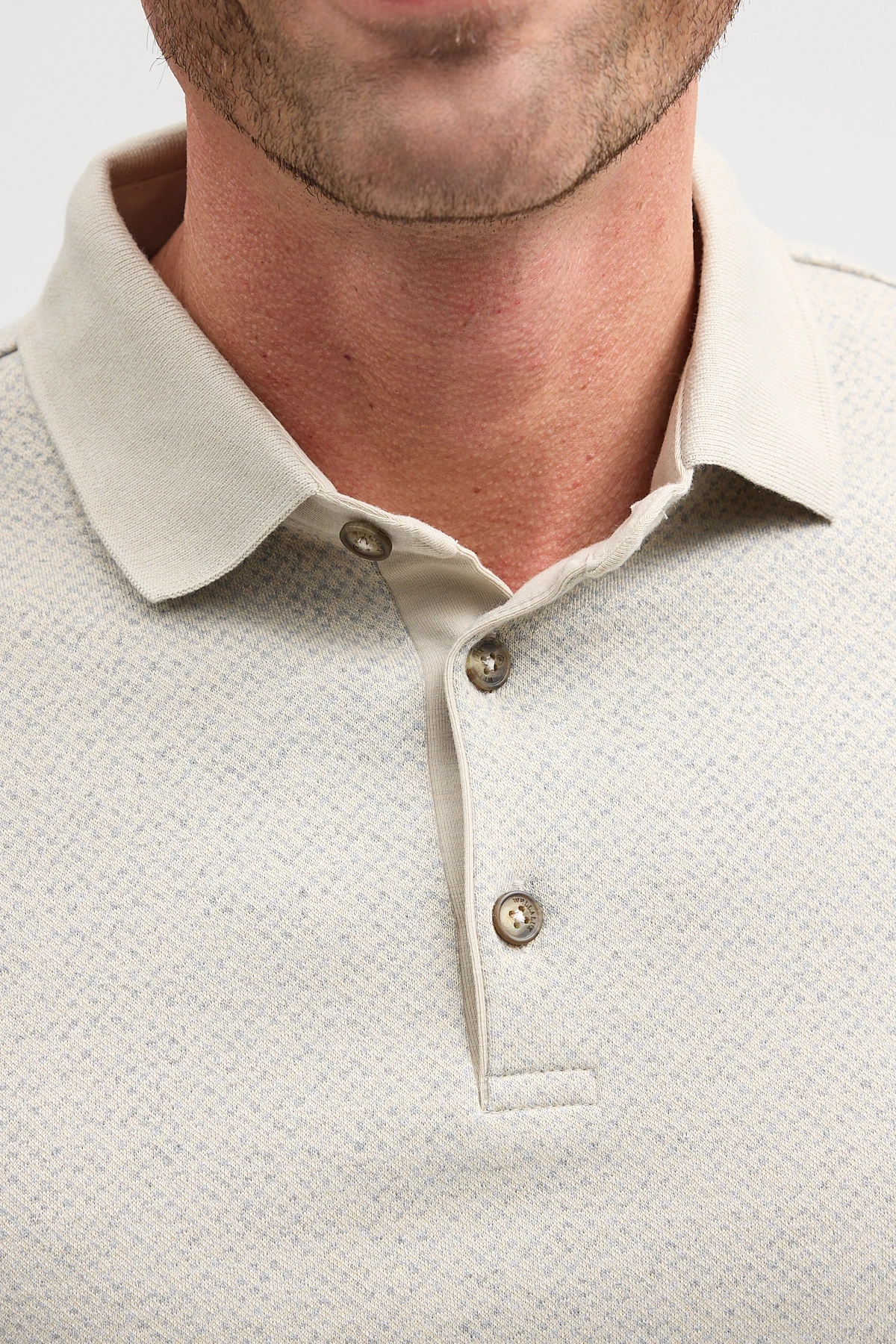 Erkek Polo Yaka Uzun Kol Sweatshirt