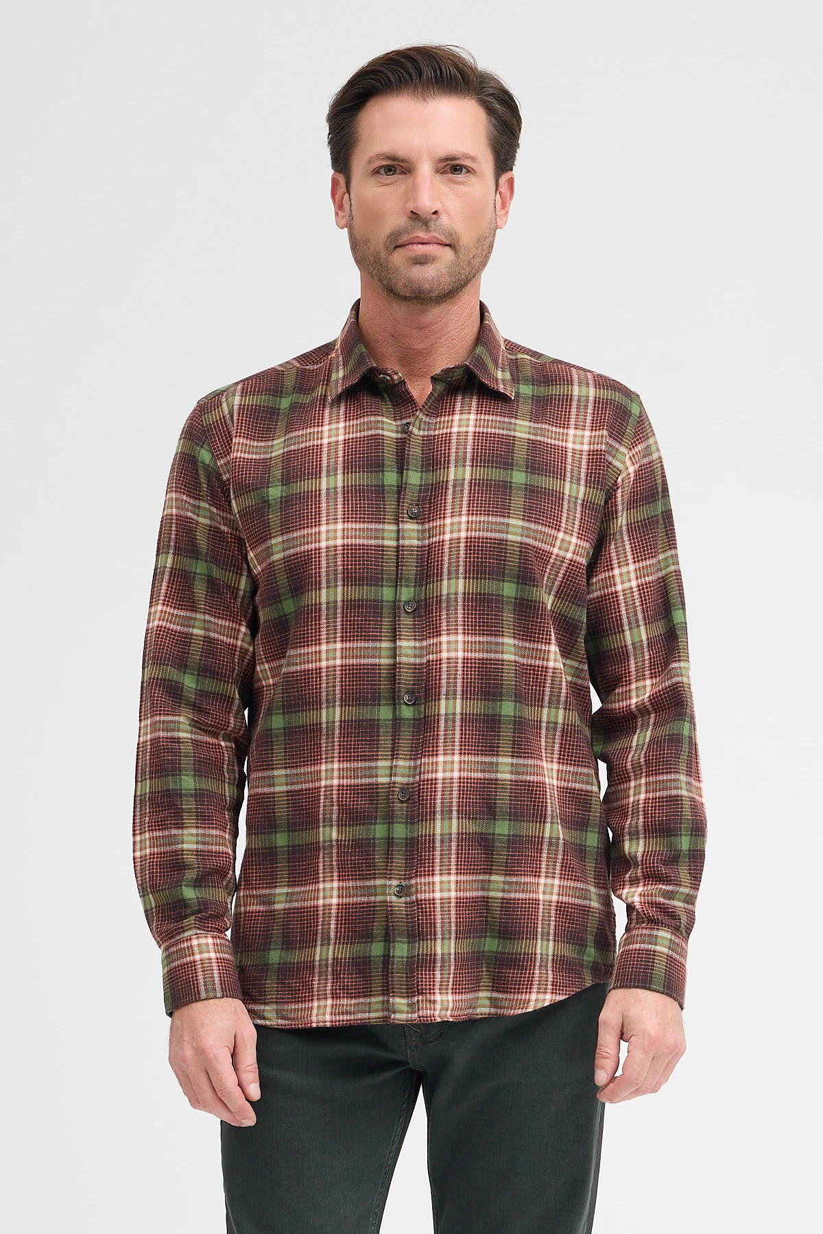 %100 Pamuk Kışlık Gömlek