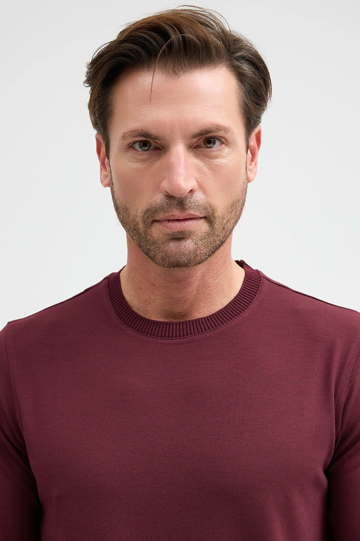 Erkek Bisiklet Yaka Uzun Kol Sweatshirt