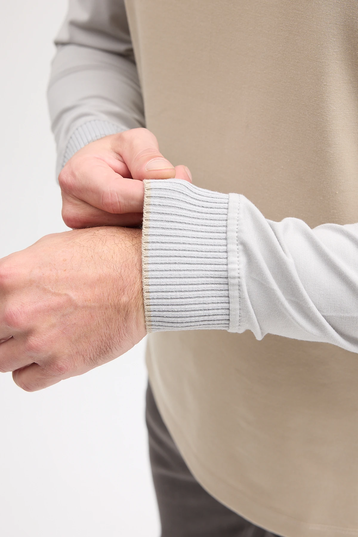 Erkek Bisiklet Yaka Uzun Kol Sweatshirt