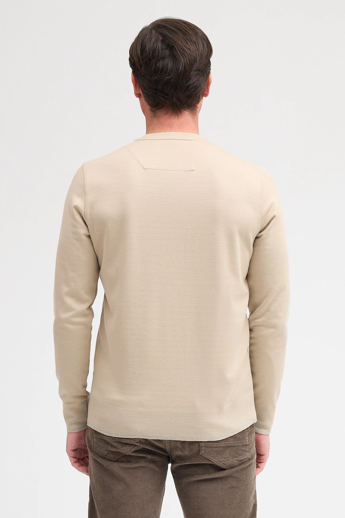 Erkek Bisiklet Yaka Uzun Kol Sweatshirt