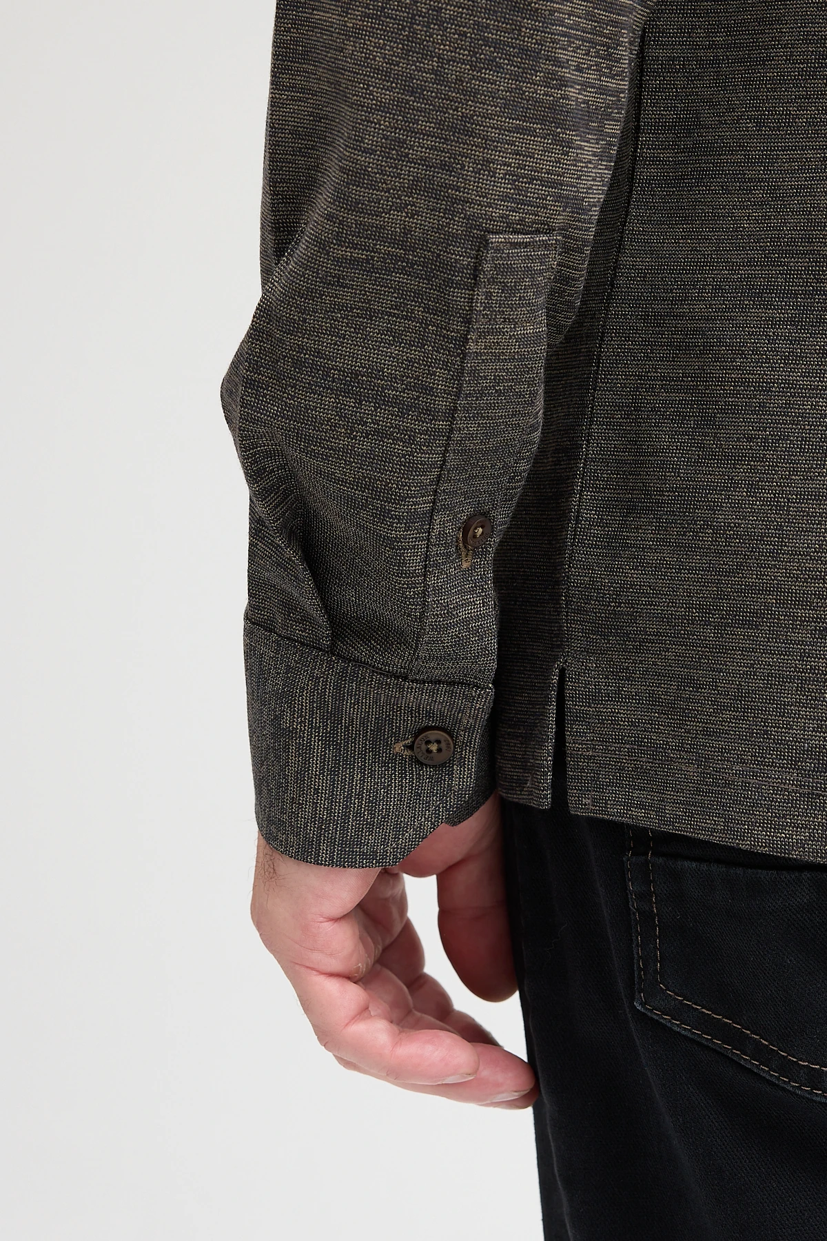 Polo Yaka Uzun Kol Sweatshirt